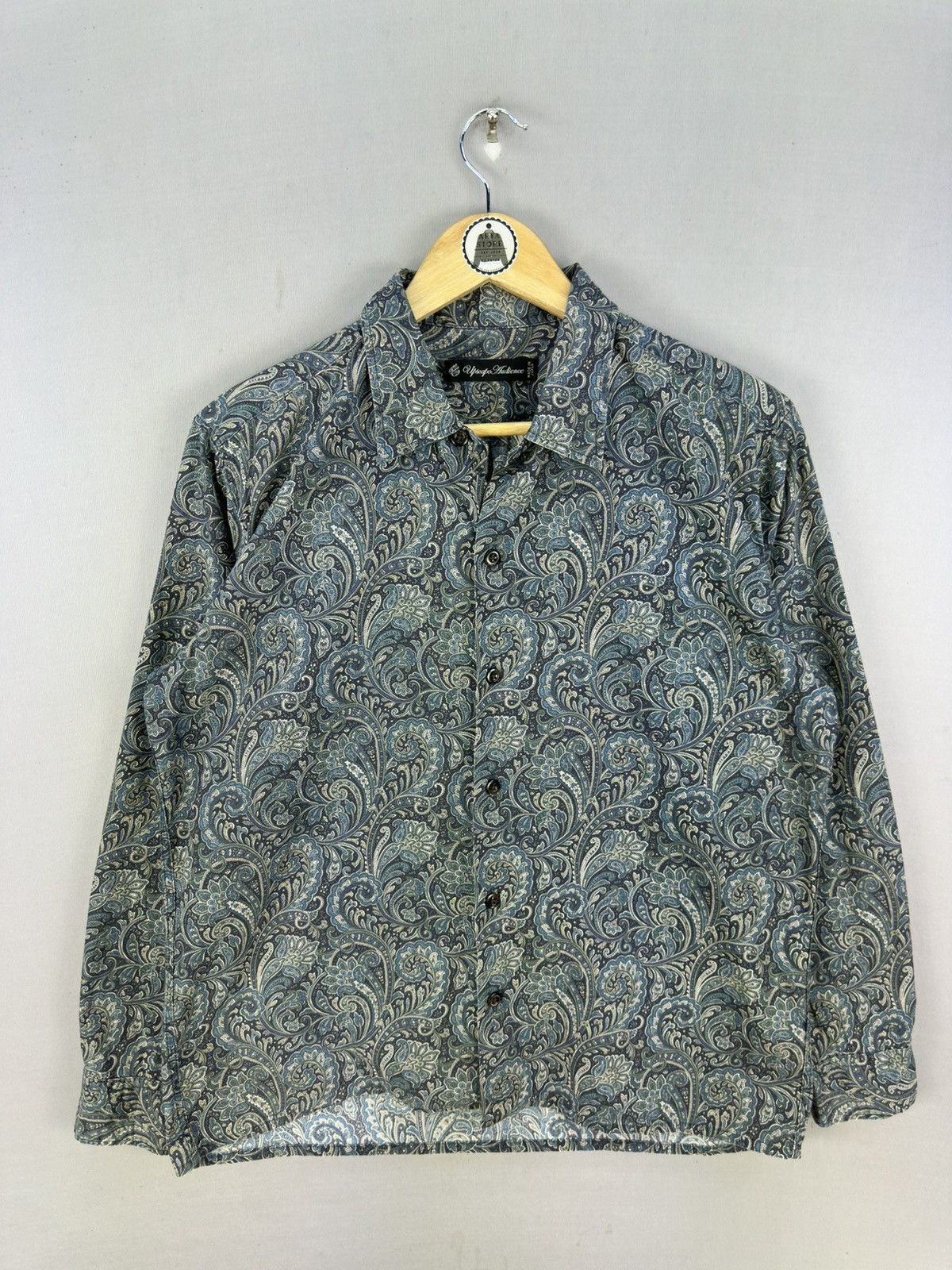 Japanese Brand Upseape Audience Paisley Print Flannel Shirt Button Up Size US L / EU 52-54 / 3 - 1 Thumbnail