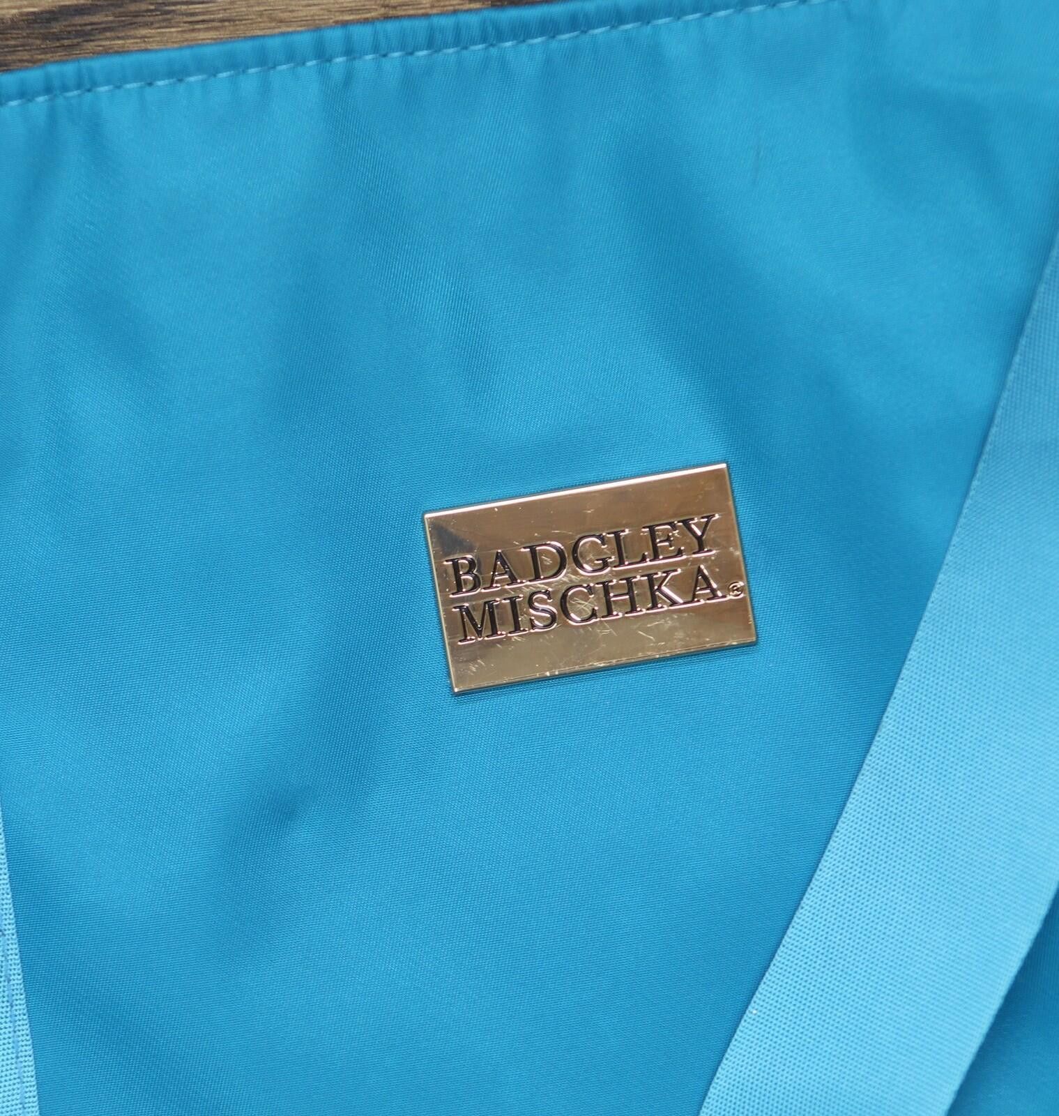 Other Nwt Badgley Mischka Bag Travel Tote Bag Aqua Blue One Size Size ONE SIZE - 6 Thumbnail