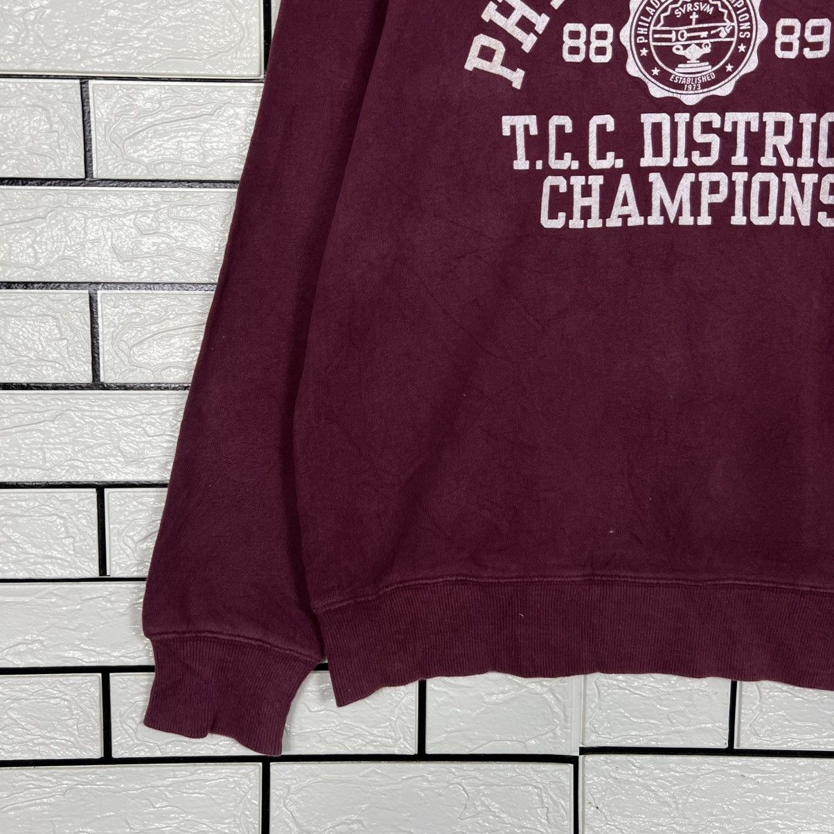 Champion PHILADELPHIA CHAMPIONS Crewneck Sweatshirt Purple #3953-C180 Size US M / EU 48-50 / 2 - 6 Thumbnail