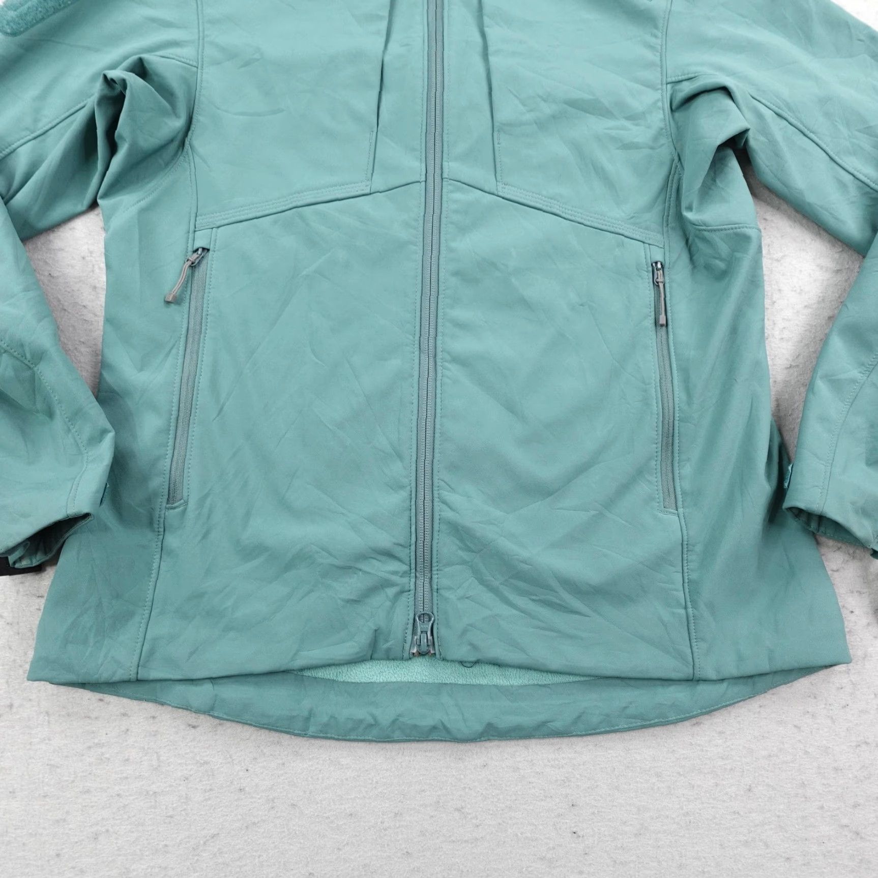 Vintage VINTAGE? (No) 5.11 Tactical Jacket Womens Medium Green Softshell Fleece Lined Full Zip Coat Size M / US 6-8 / IT 42-44 - 3 Thumbnail