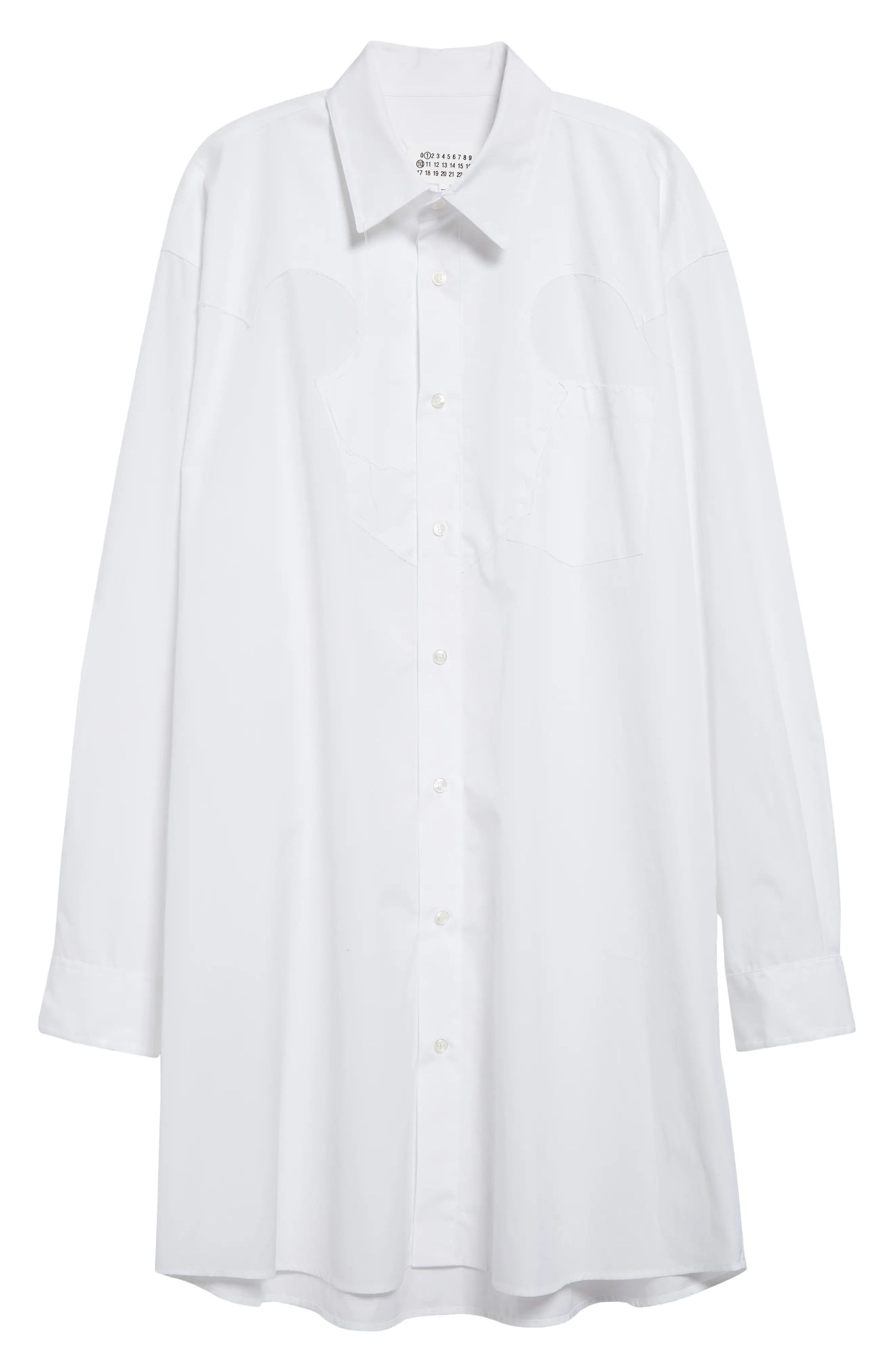 Maison Margiela o1y0625 Shirt in White Size M / US 6-8 / IT 42-44 - 1 Thumbnail