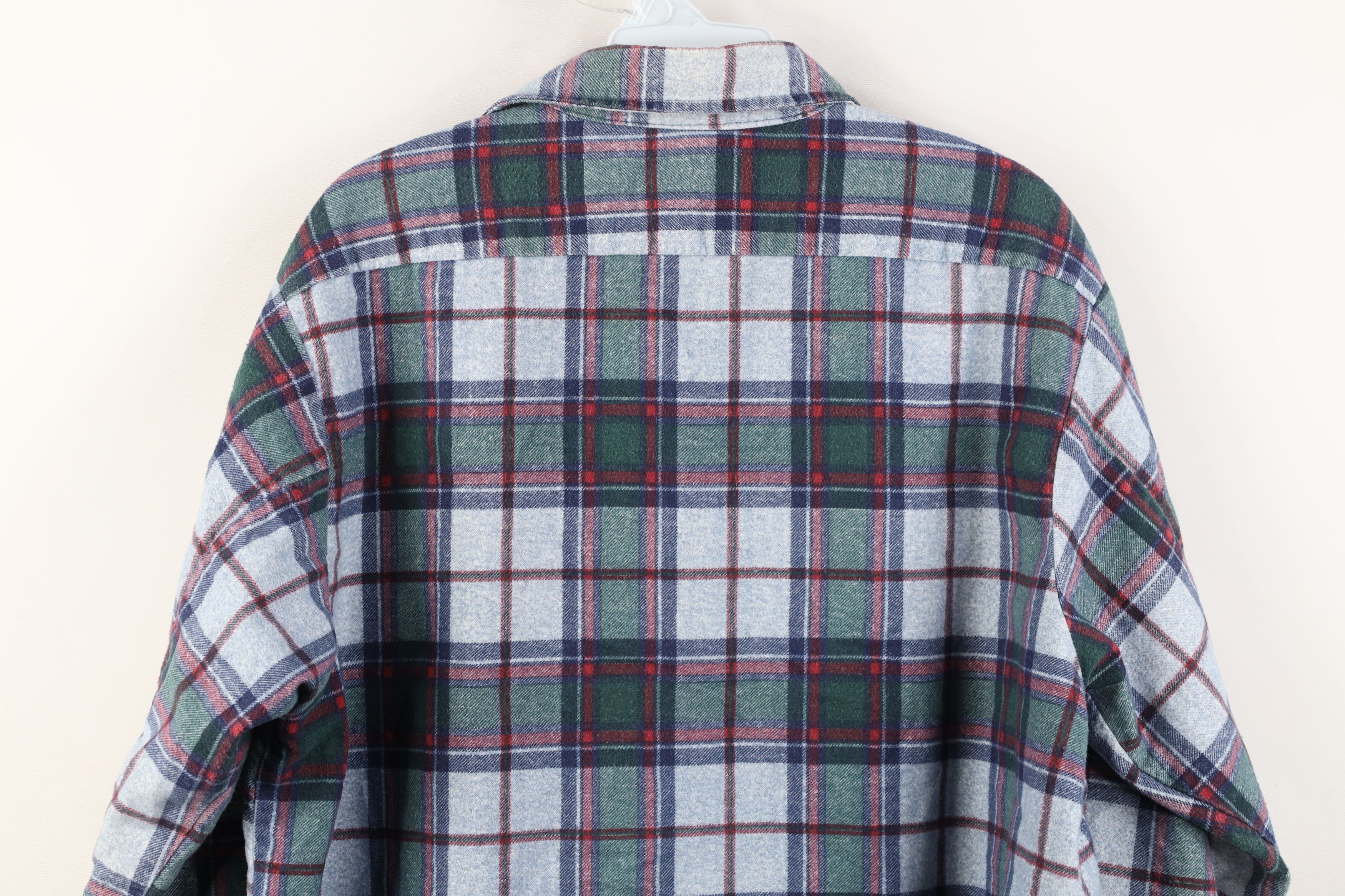 Vintage Vintage 90s Streetwear Collared Button Shirt Plaid USA Size US L / EU 52-54 / 3 - 10 Thumbnail