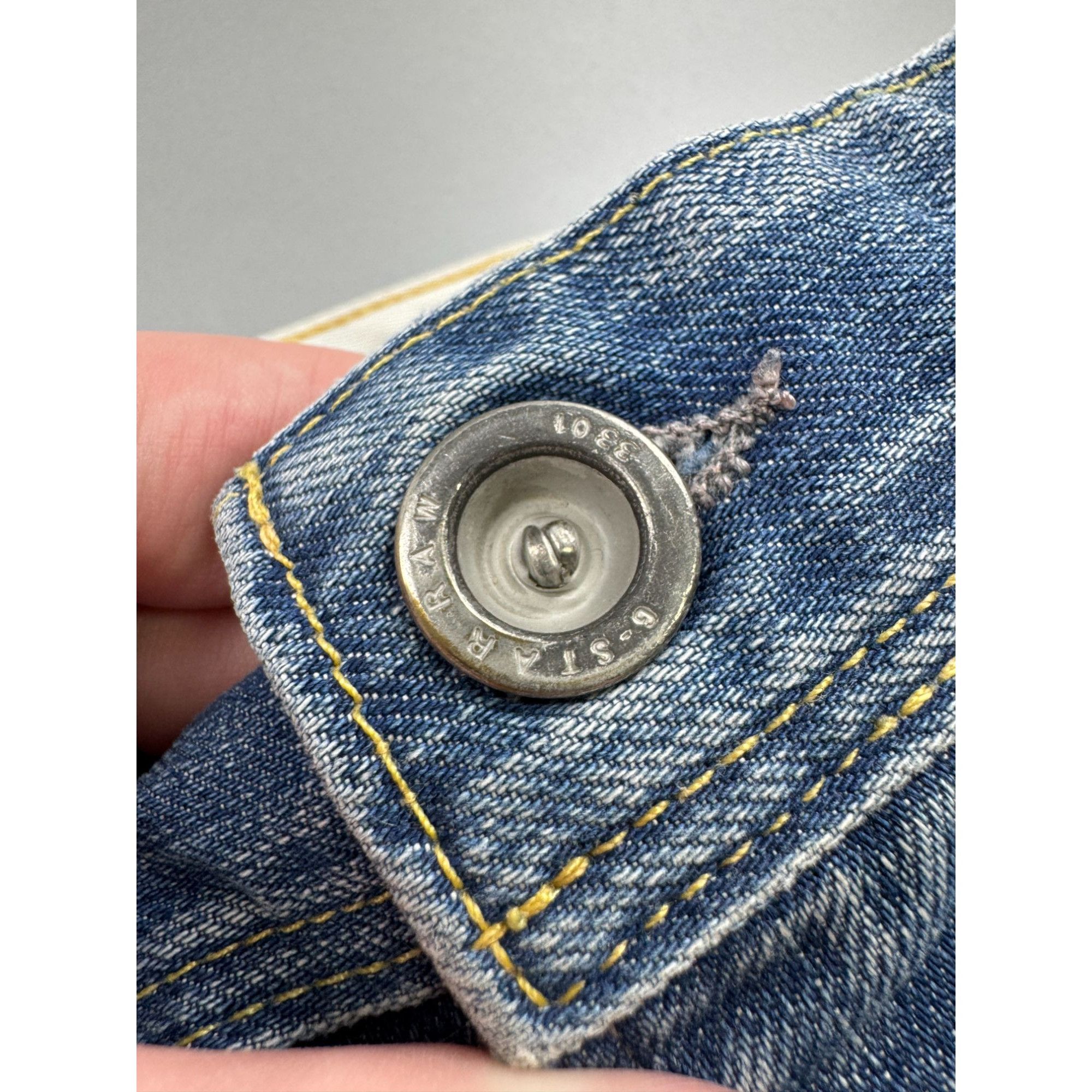 G-Star G-Star Navy Jack Low Tapered Denim Jeans Cargo Pants (Y1189) Size US 31 - 5 Thumbnail