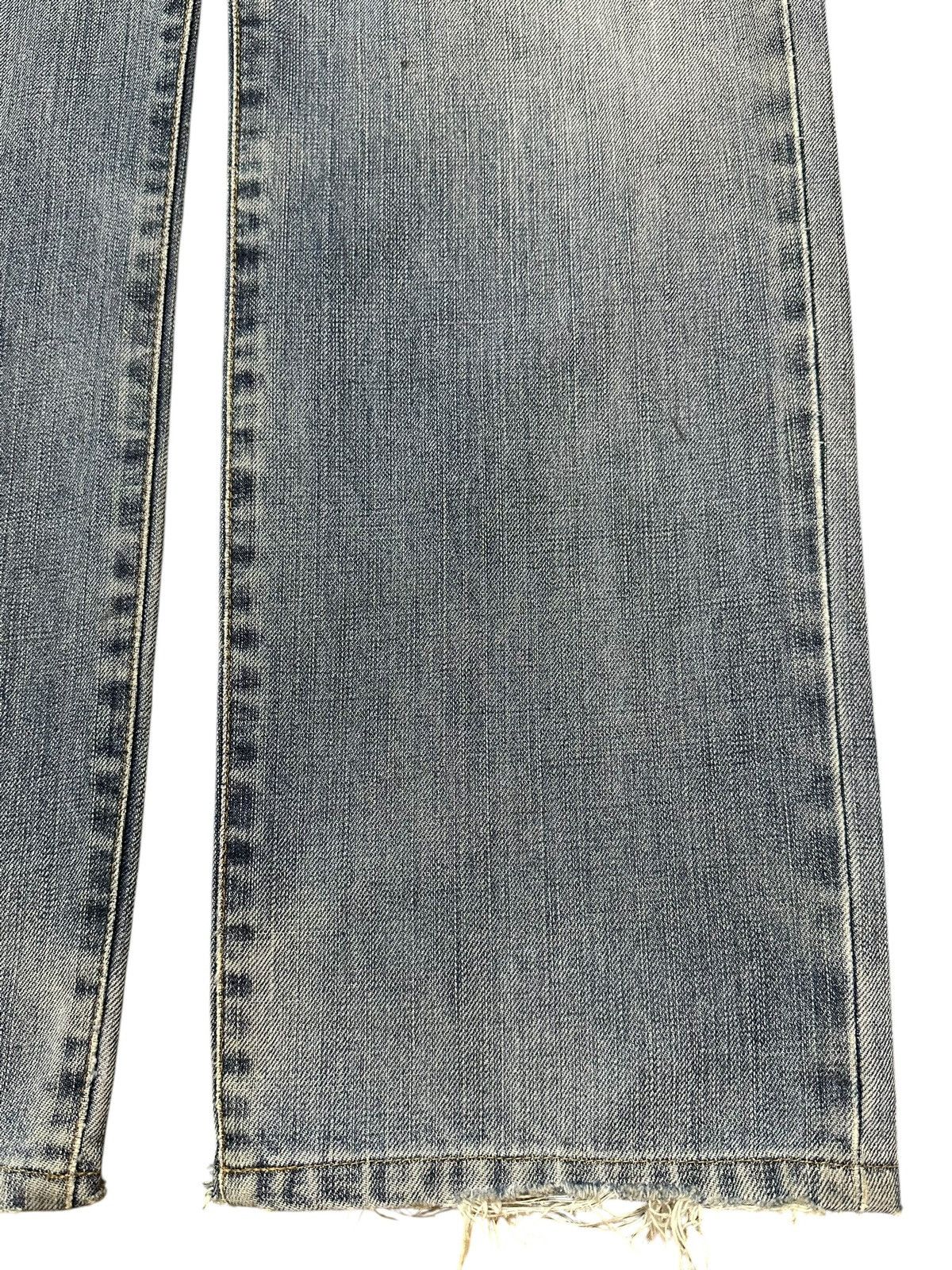 Edwin Vintage Edwin 503zz Faded Blue Wash Distress Loose Jeans Size US 32 / EU 48 - 7 Thumbnail