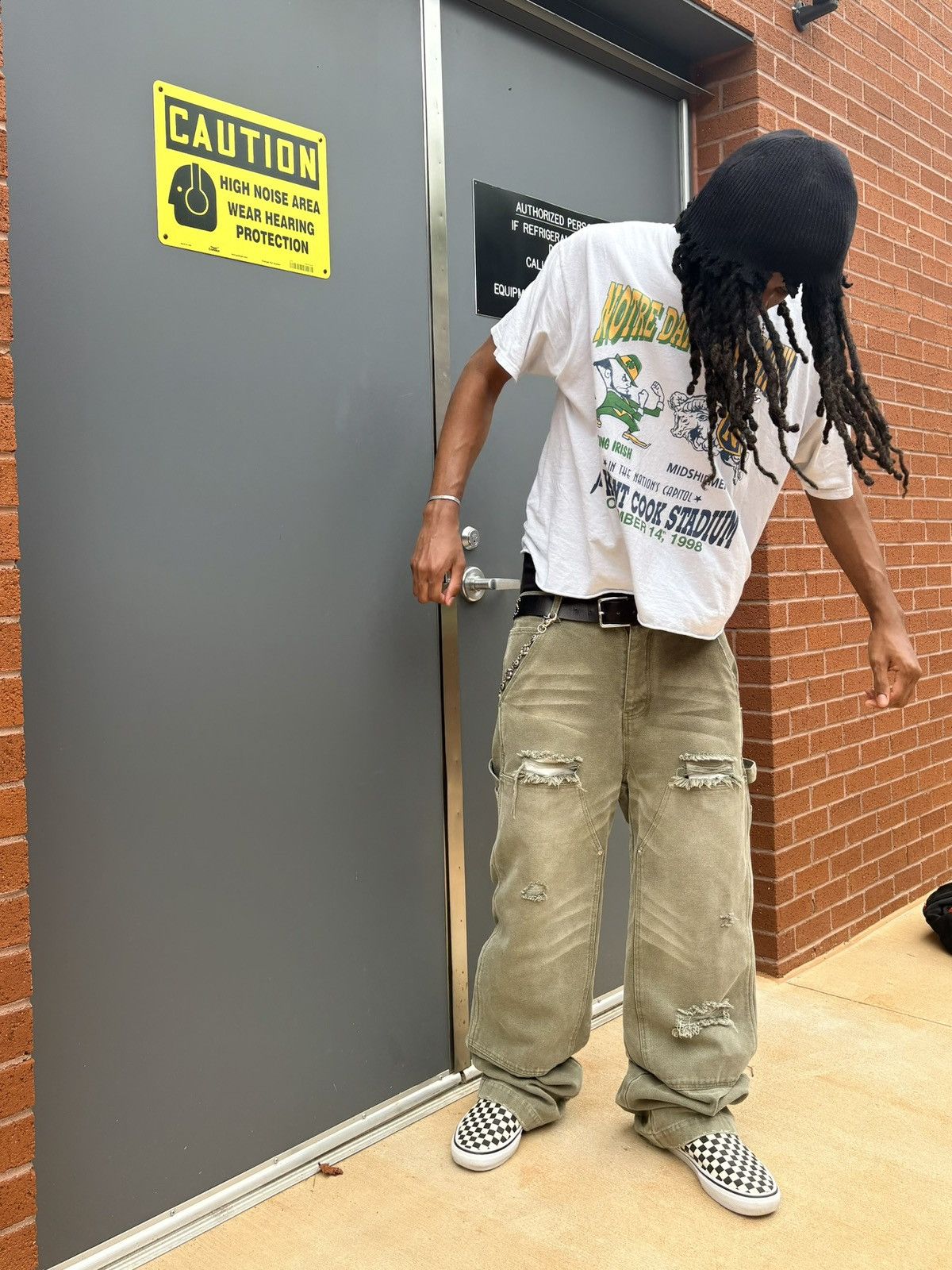 Supreme SalvationNeverDies Distressed Double Knees 1:2 | Grailed