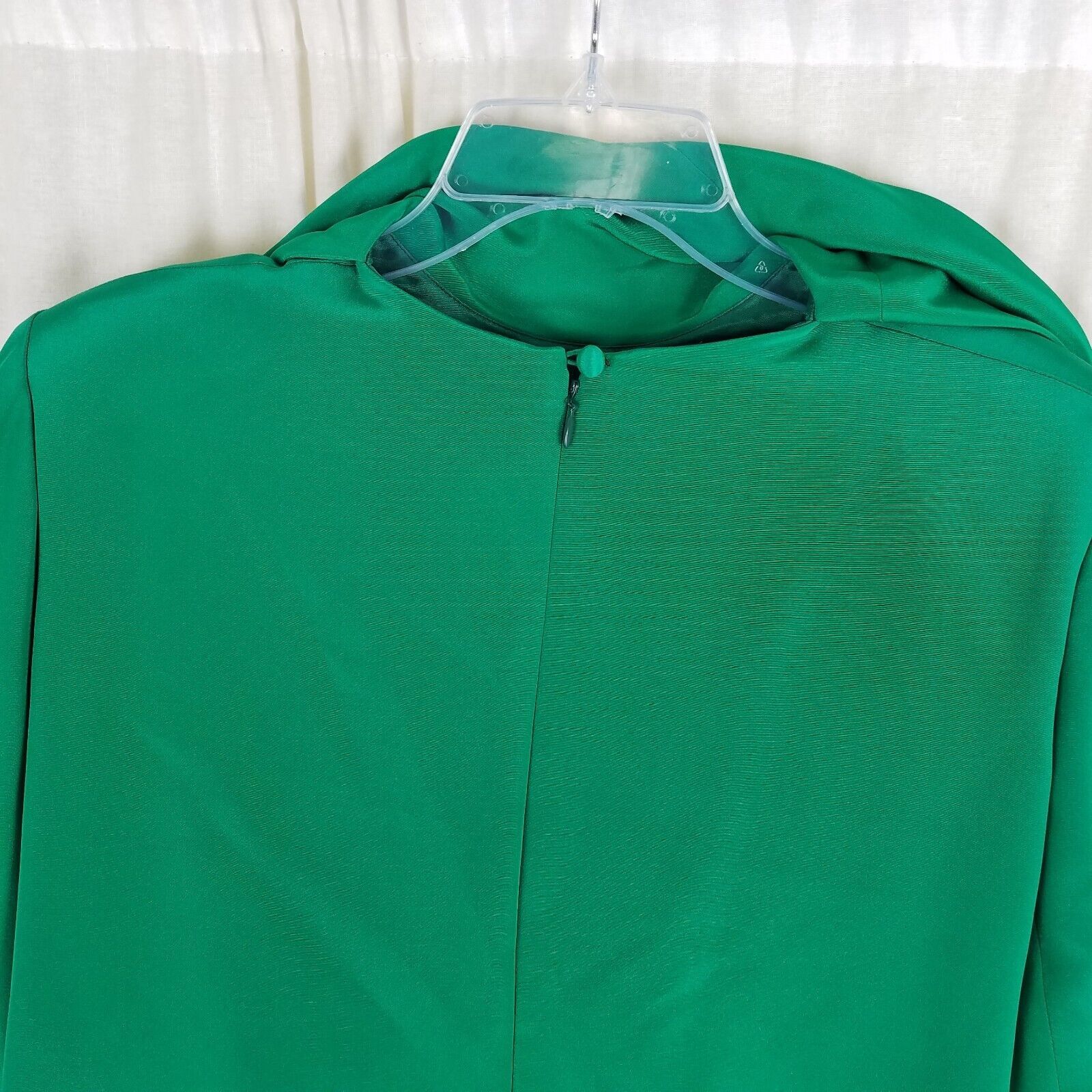 Vintage Mark Heister Silk Maxi Skirt Suit Scarf Formal Emerald Green Size L / US 10 / IT 46 - 8 Thumbnail