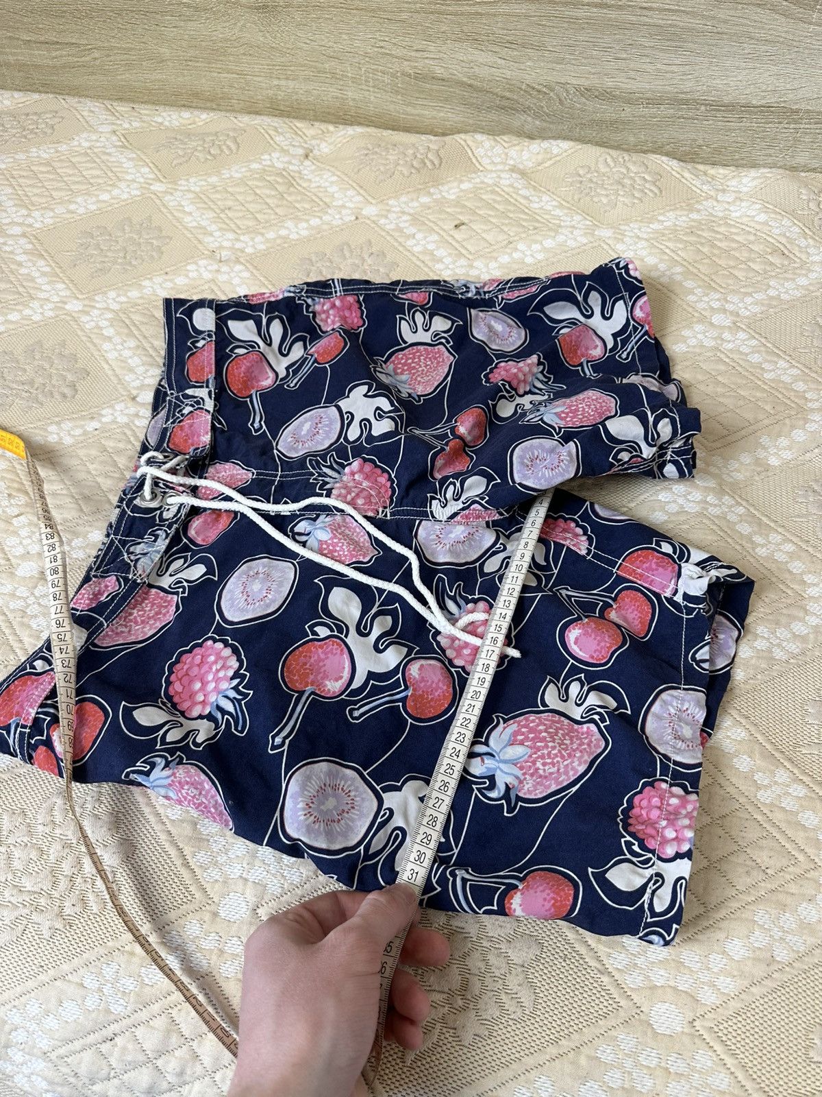 Vilebrequin 🔥 Vilebrequin Multicolor Strawberry Fruit Swim Shorts Trunks Size US 32 / EU 48 - 9 Thumbnail