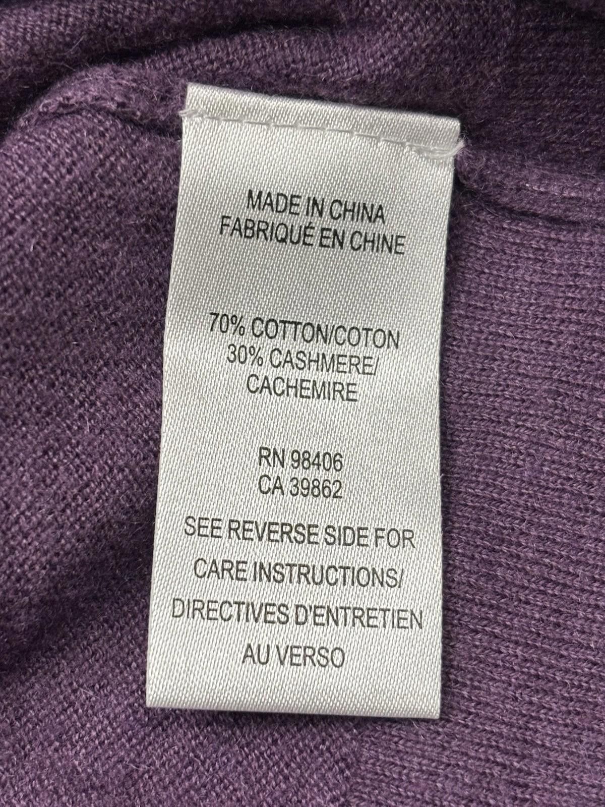Theory Theory Sweater Mens Medium Leiman V-Neck Cashmere Cotton Size US M / EU 48-50 / 2 - 8 Thumbnail