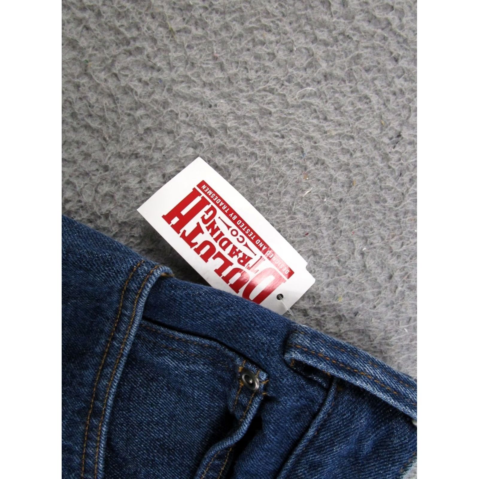 CO Duluth Men Jeans Ballroom 50x30 Relaxed Denim Blue NWT USA 5-Pocket Modern Straight Jeans Mens Size US 34 / EU 50 - 4 Thumbnail