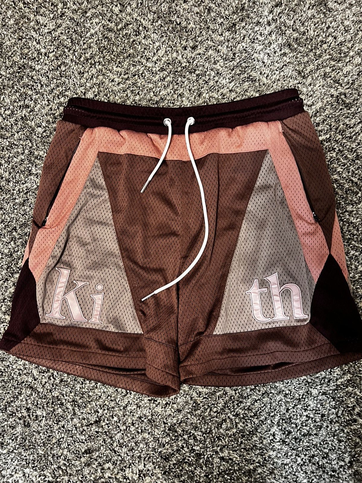 Kith mesh turbo pink shorts