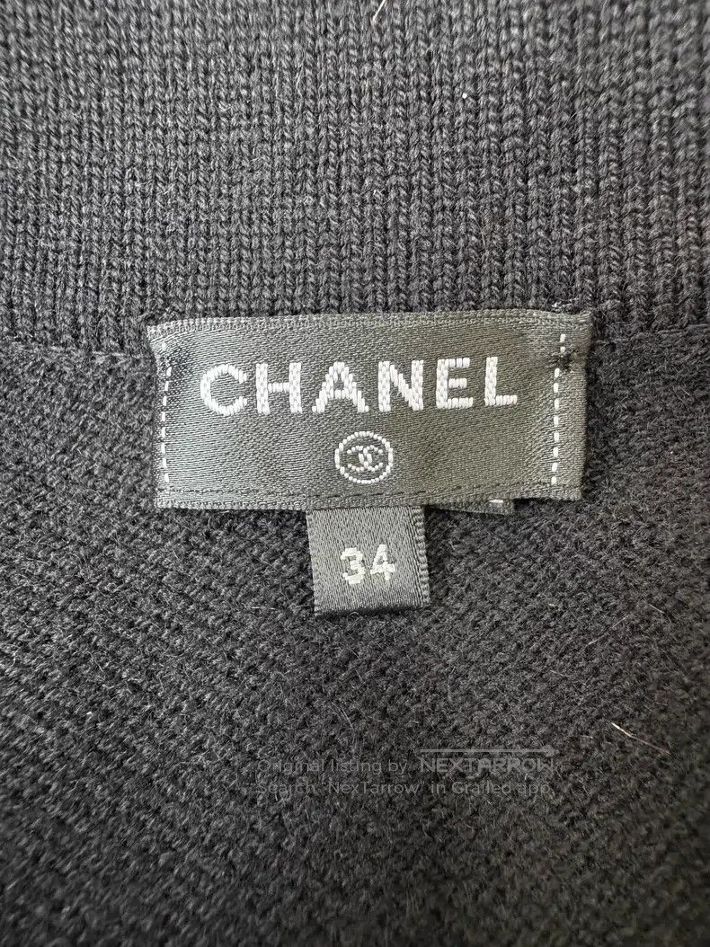 Chanel Chanel 22A exquisite handicraft workshop deep V-neck knitt Size XXS / US 00 / IT 34 - 7 Thumbnail