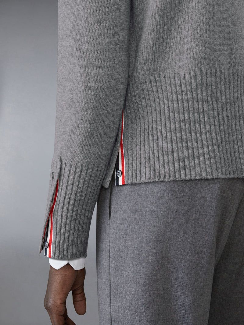 Thom Browne o1h1sh10525 Holiday Scenery Crew Neck Pullover in Grey Size US XL / EU 56 / 4 - 5 Thumbnail