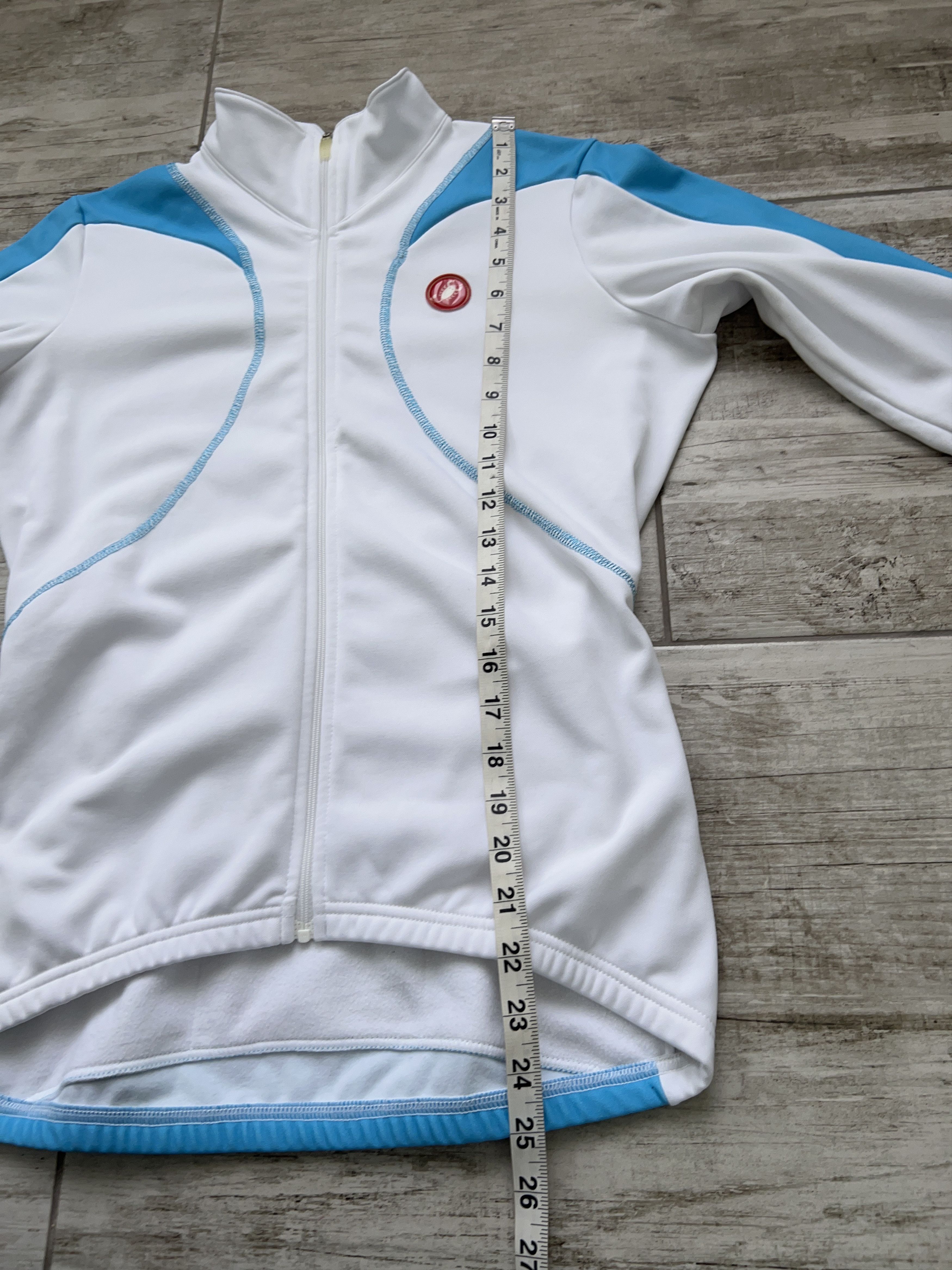 Other Castelli Cycling Fleece Jacket White Full Zip Sweater Size M Size M / US 6-8 / IT 42-44 - 5 Thumbnail