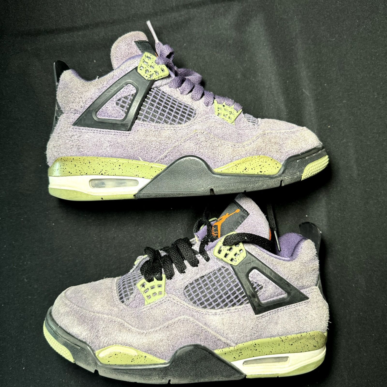 Jordan Brand × Nike Wmns Air Jordan 4 Retro Canyon Purple Women's Shoes - Size 8 Size US 8 / IT 38 - 2 Thumbnail