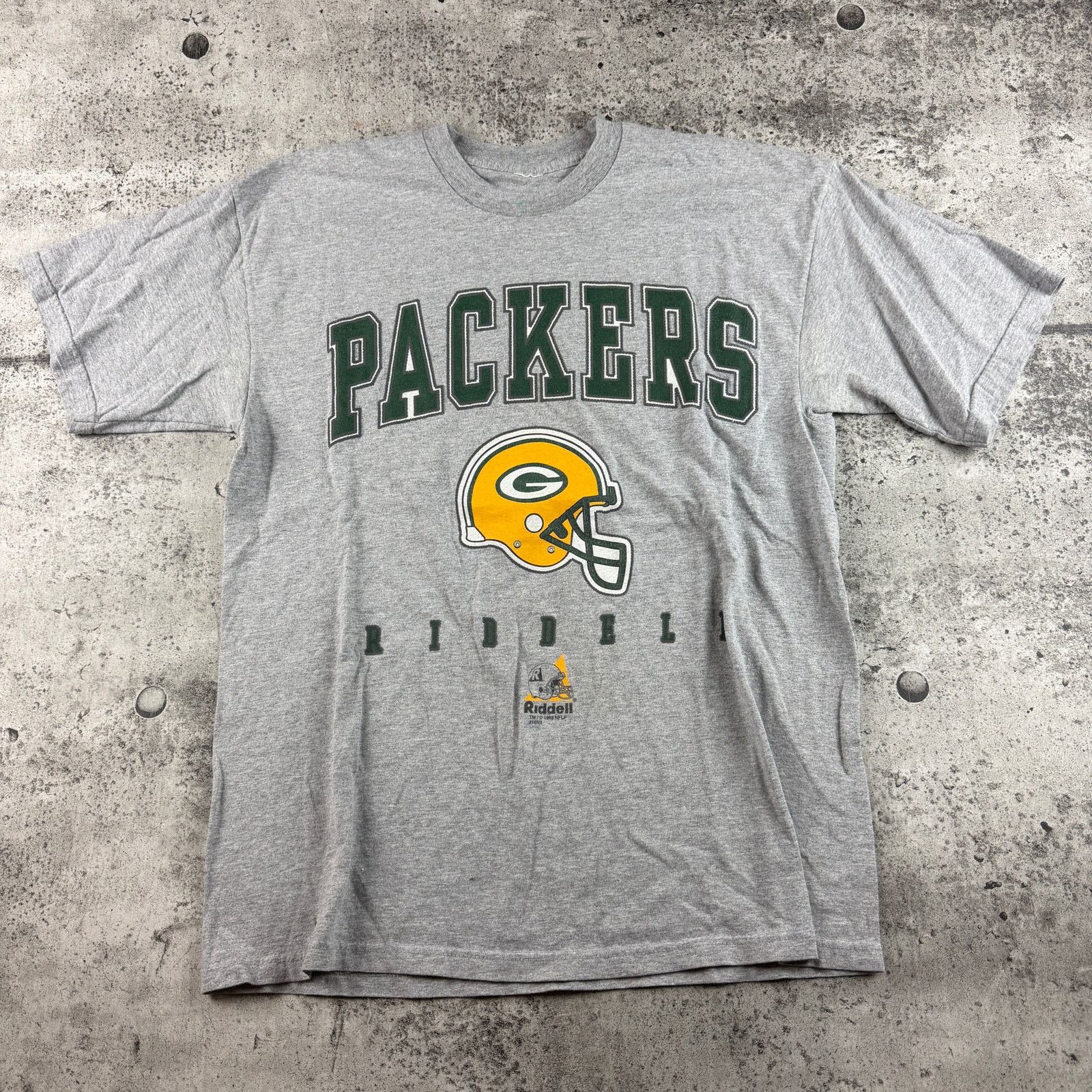 Riddell Vintage Green Bay Packers Shirt Size Large 1996 Riddell Size US L / EU 52-54 / 3 - 1 Thumbnail