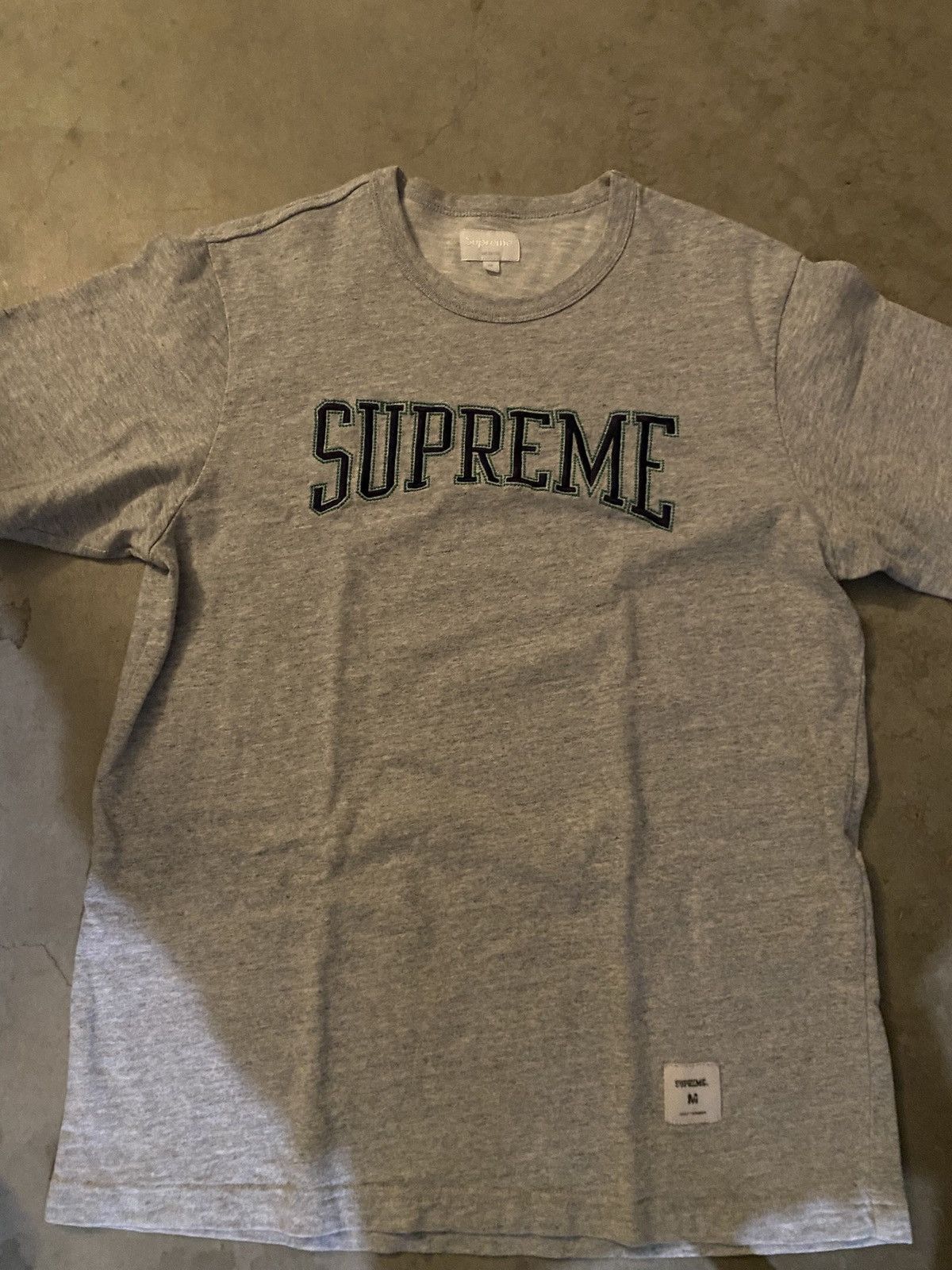 Supreme Supreme Dotted Arc Top Heather Grey Size US M / EU 48-50 / 2 - 1 Thumbnail