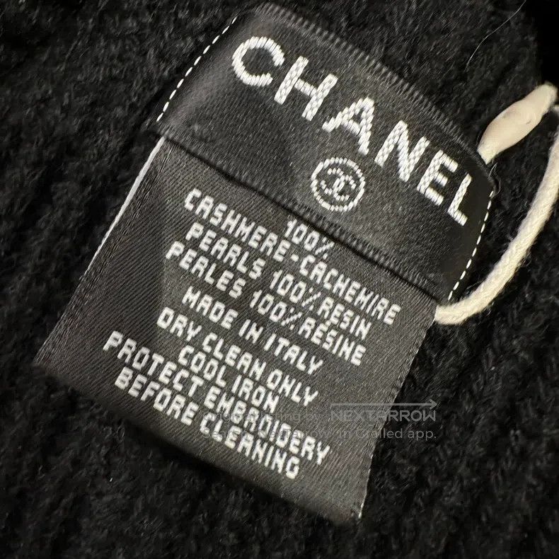 Chanel Chanel Knitted cashmere hat with slogan letters Size ONE SIZE - 4 Thumbnail
