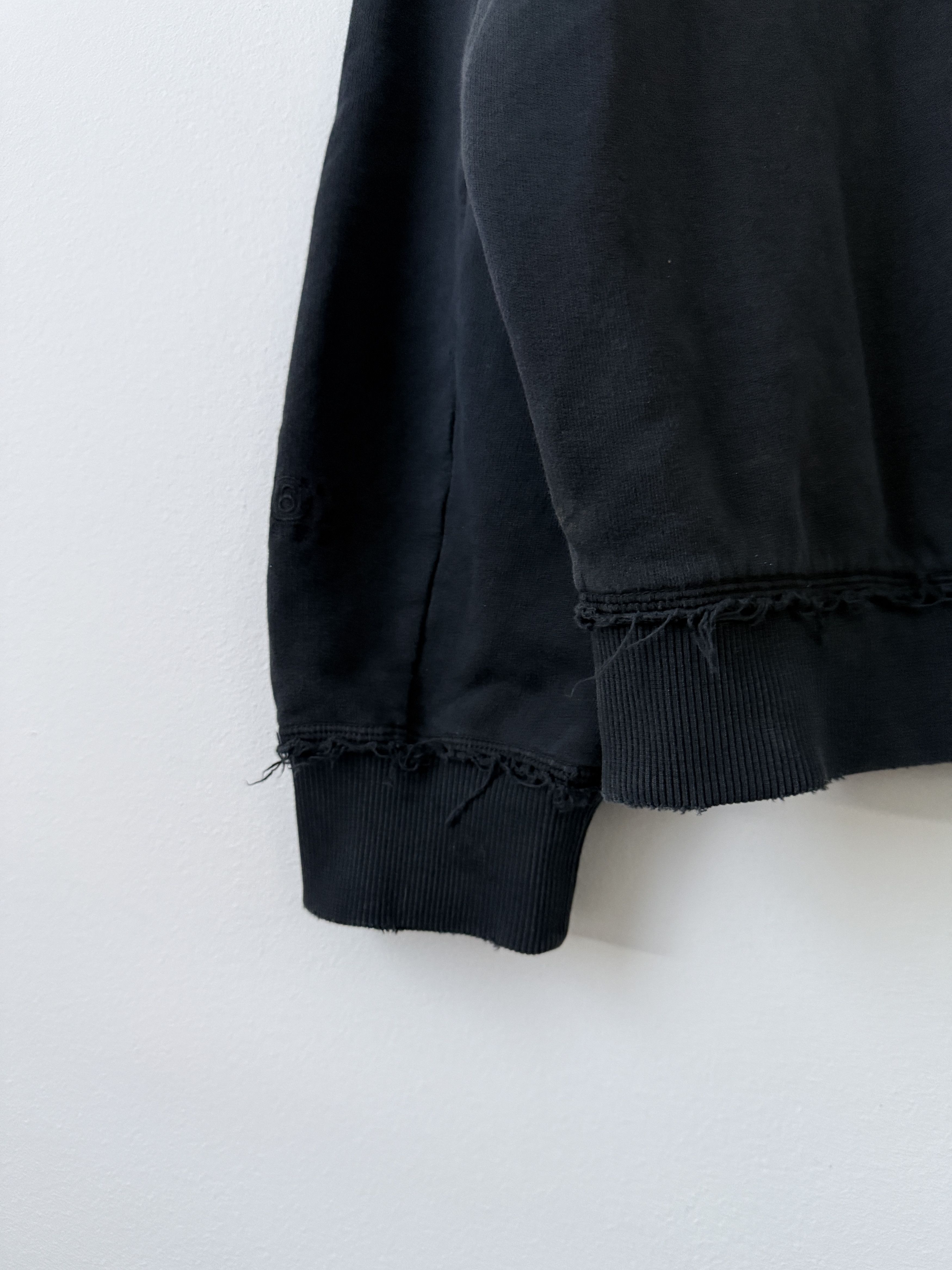 Maison Margiela MM6 Distressed Hoodie Size US XS / EU 42 / 0 - 19 Thumbnail