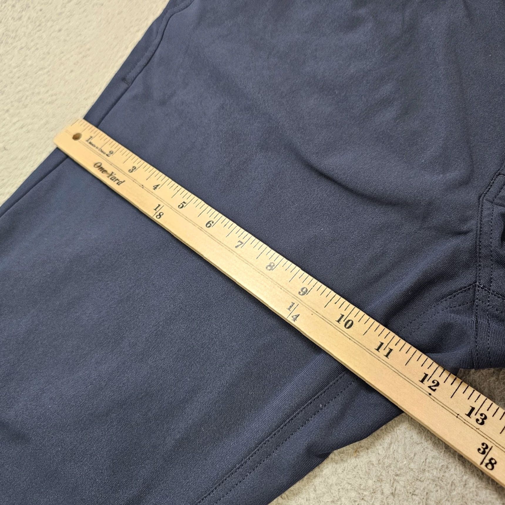 Vintage Sene Pants Mens 36x31 Blue Stretch Chino 5 Pocket Casual Tech Performance Travel Size US 36 / EU 52 - 4 Thumbnail