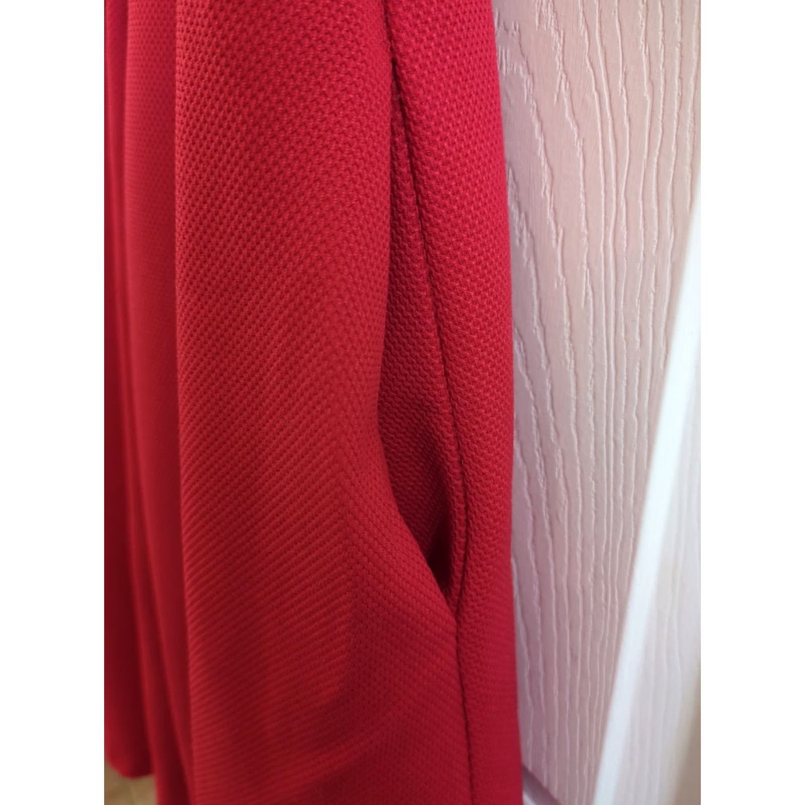 Betsey Johnson Betsey Johnson Red Cutout Pockets Fit & Flare Dress Sleeveless Size 14 Women Size XL / US 12-14 / IT 48-50 - 3 Thumbnail