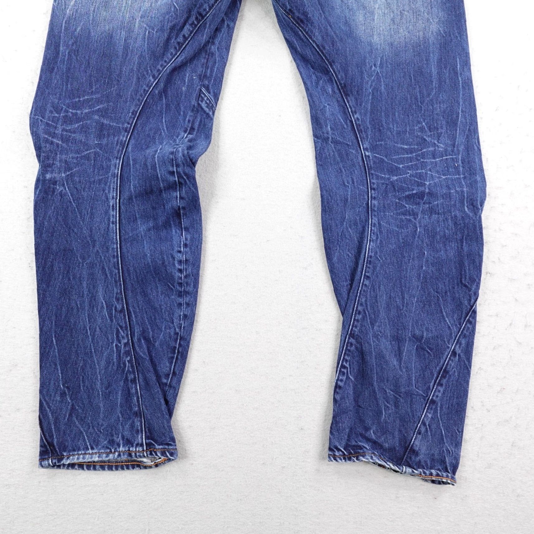 Vintage G-Star RAW Arc 3D Jeans - Denim, Distressed, Blue - Adult 32x30, Button Fly, Tapered Fit, Regular Waist, Cotton Denim, Men Size US 32 / EU 48 - 7 Thumbnail