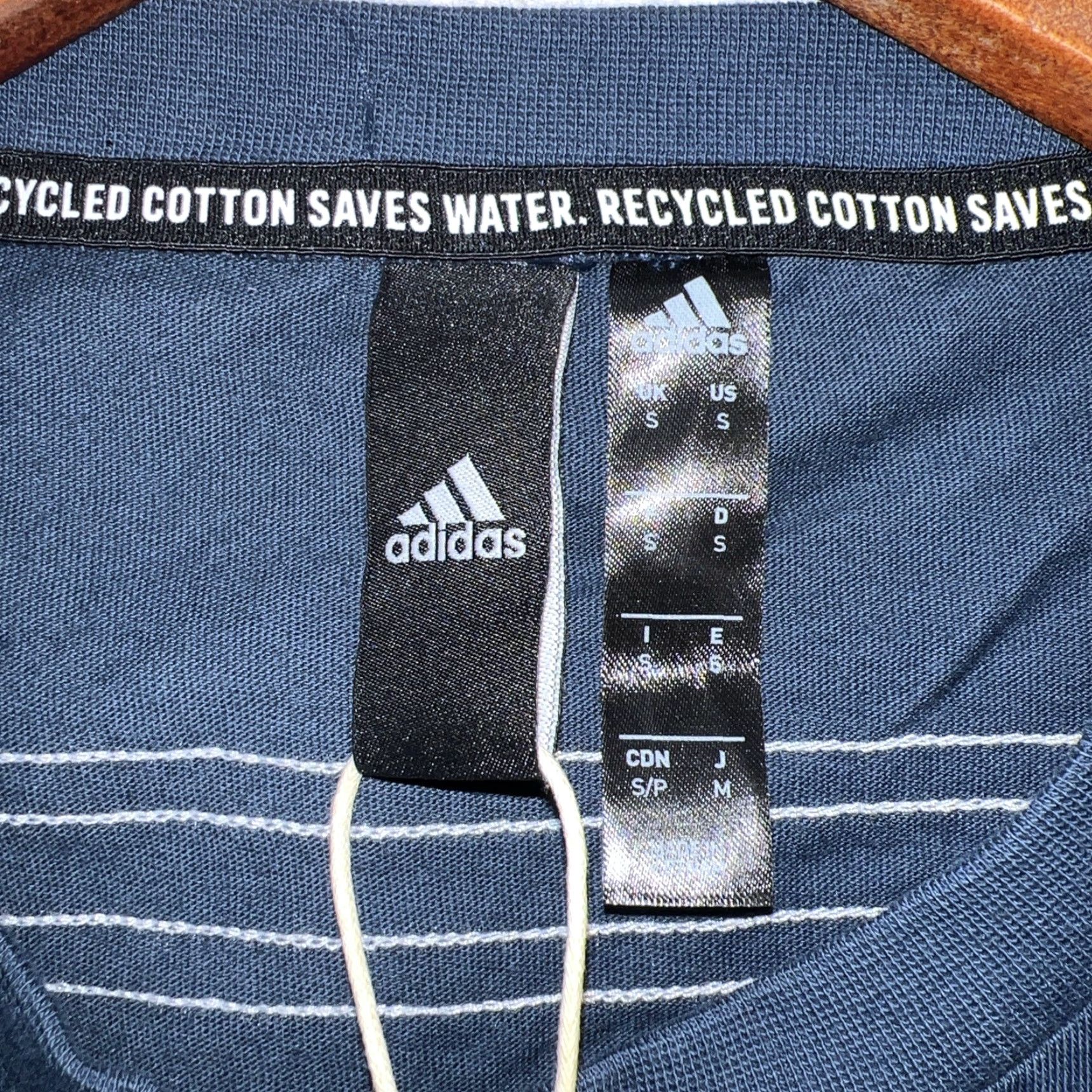 Adidas NWT ADIDAS M Fi Tee 3S A Blue T-Shirt Mens Size S Size US S / EU 44-46 / 1 - 3 Thumbnail