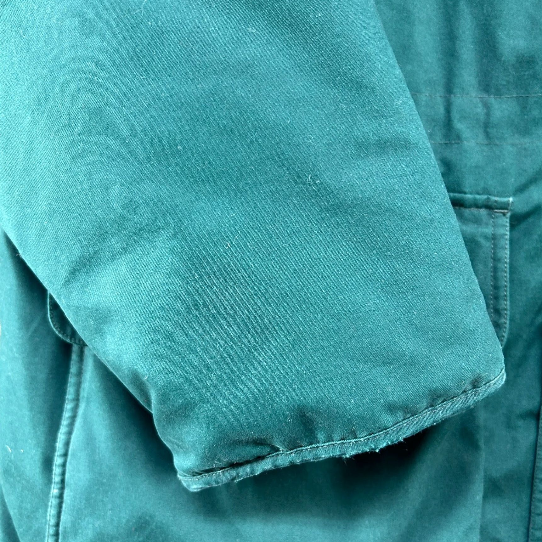 Eddie Bauer VINTAGE Eddie Bauer Jacket Mens L Green Puffer Hooded Goose Down Ridge Line 90s Size US L / EU 52-54 / 3 - 5 Thumbnail