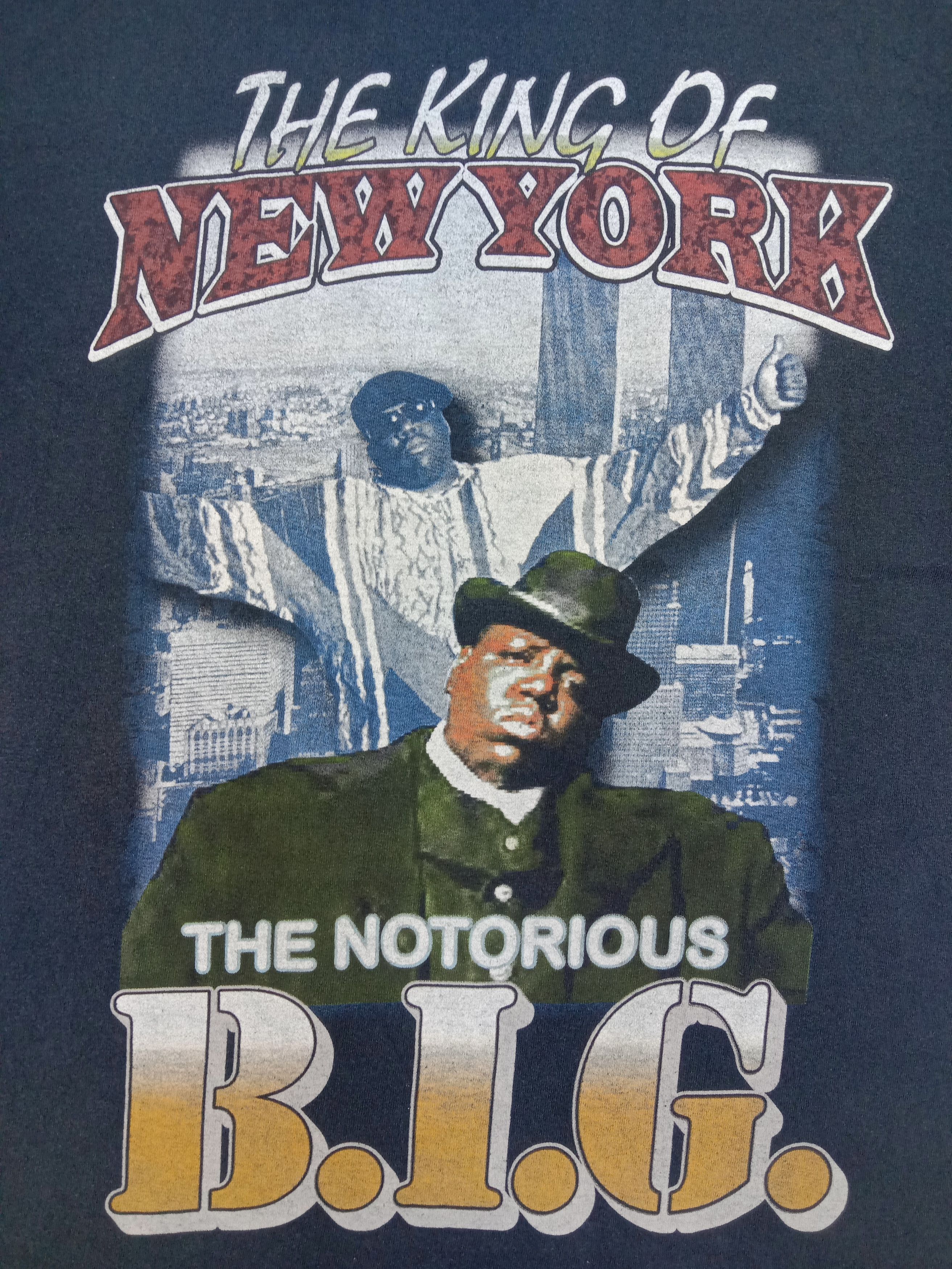 Rap Tees Vintage Notorious BIG The King of New York T Shirt Size US L / EU 52-54 / 3 - 2 Thumbnail