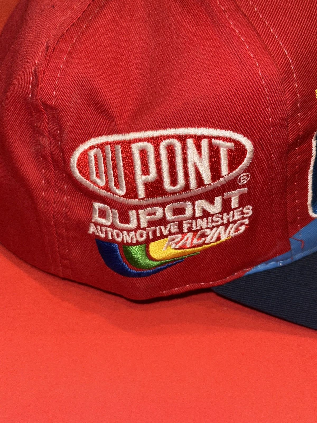 Chase Authentics VTG 90s Jeff Gordon #24 Rainbow Snapback Hat Cap Size ONE SIZE - 4 Thumbnail