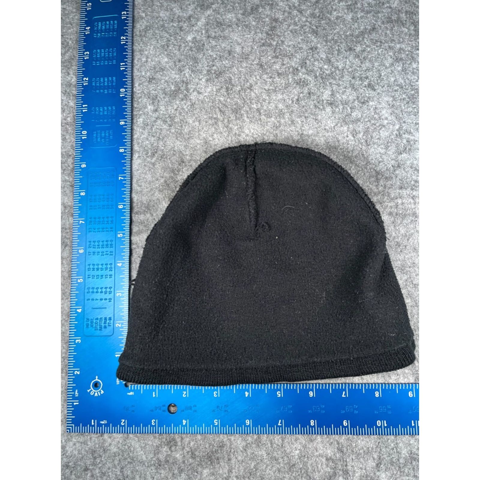 Vintage Beanie Beanie Adult One Size Black Gray Knit Acrylic Polyester Lined Ski Hat/Cap Casual Outdoor Winter Mens Women Girls Boys Size ONE SIZE - 4 Thumbnail