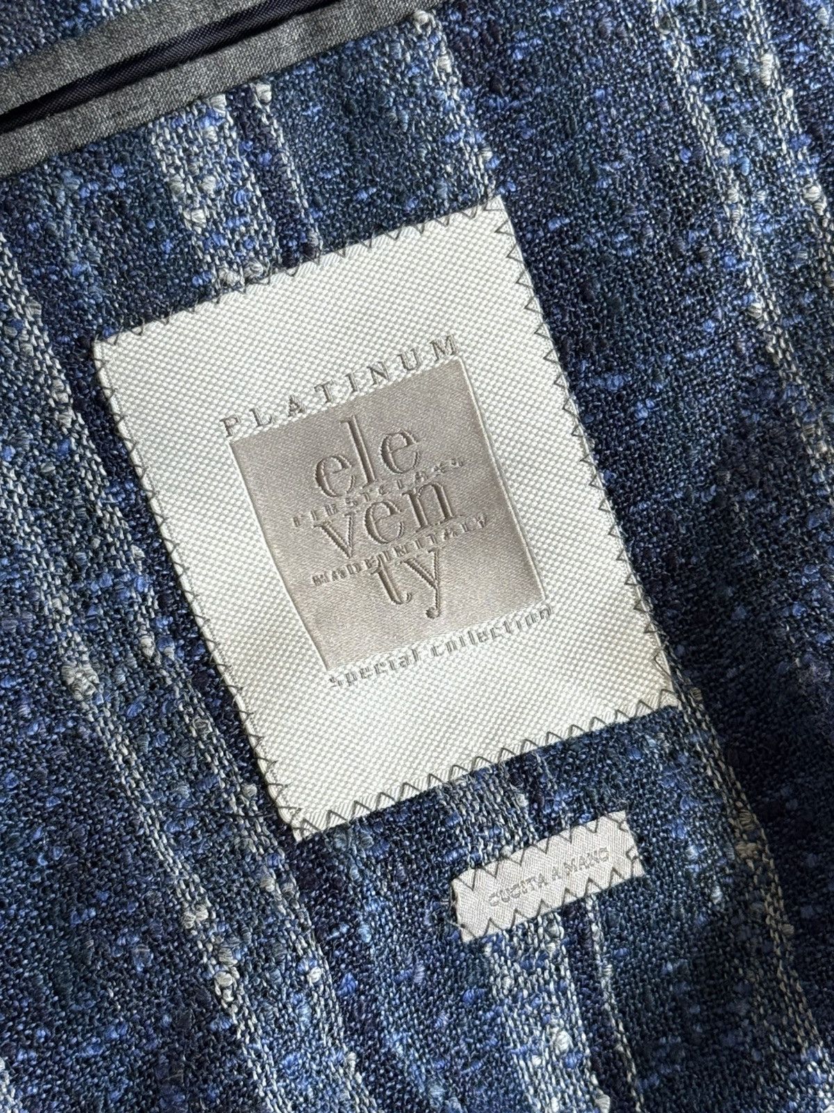Eleventy Eleventy 52size blazer jacket button up linen blend light Size US L / EU 52-54 / 3 - 11 Thumbnail