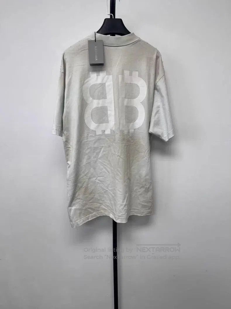 Balenciaga Balenciaga Logo Print Crewneck Short Sleeve T-Shirt. Size US XXS / EU 40 - 2 Thumbnail