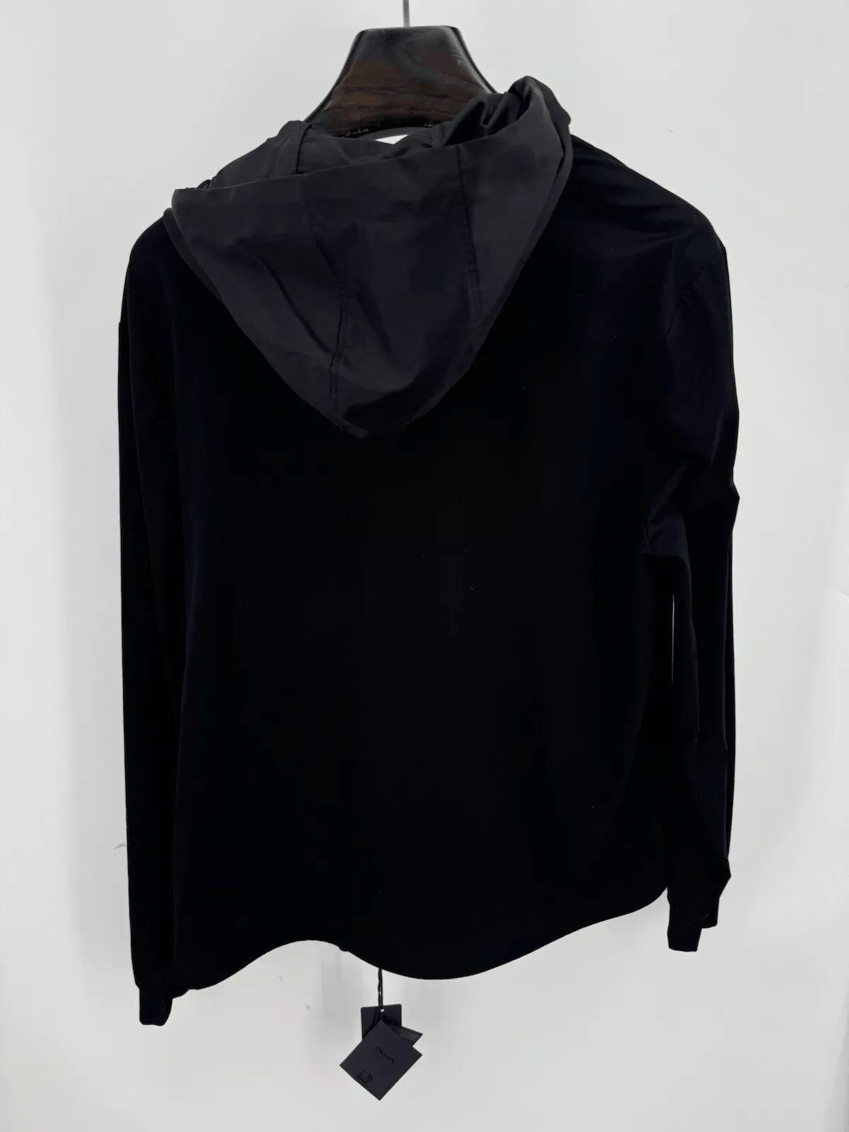 Prada Prada Technical Hoodie Zip Up cotton and Re-Nylon cardigan Size US L / EU 52-54 / 3 - 17 Thumbnail