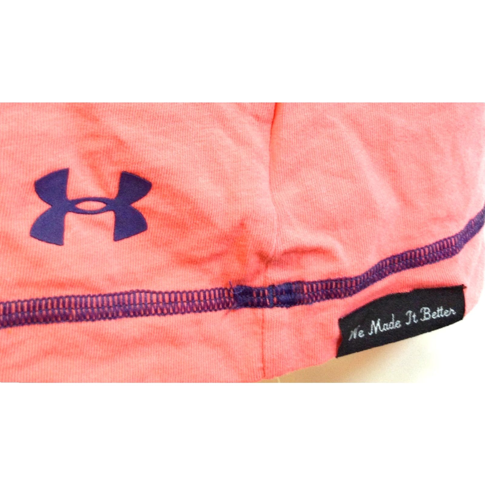 Under Armour VINTAGE UNDER ARMOUR Shirt Womens HeatGear Semi Fitted Pink 853 1218203 M Adult Womens Shirt Cotton Heat Gear 95% Cotton / 5% Elastic Size M / US 6-8 / IT 42-44 - 2 Thumbnail