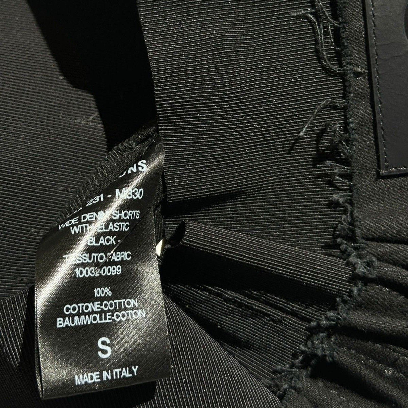 Raf Simons Gathered Elastic Cinch waist shorts Size US 30 / EU 46 - 2 Thumbnail