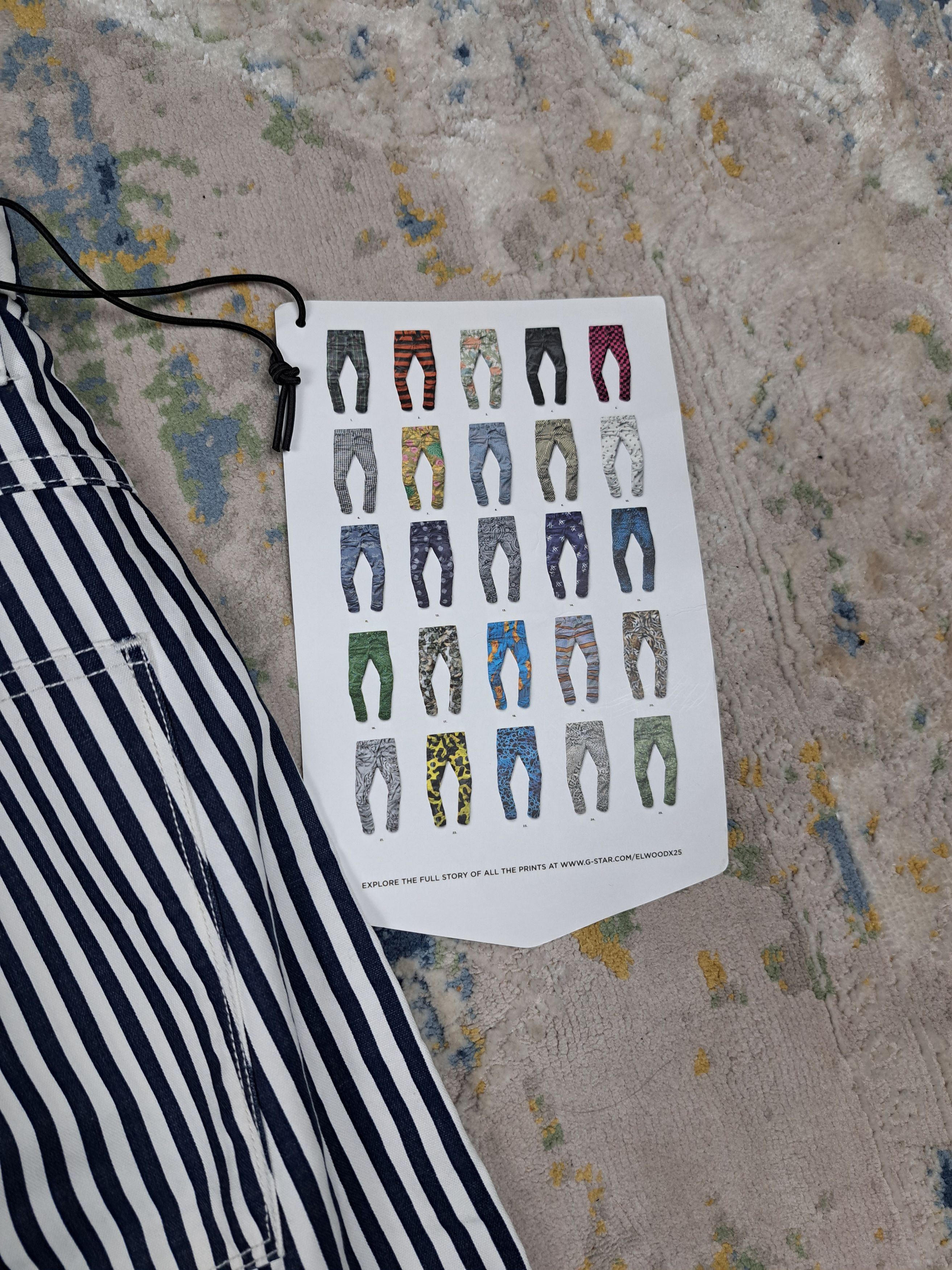 G-Star × Pharrell Pharell Williams G Star Raw Elwood Hickory Stripe Pant Size US 28 / EU 44 - 8 Thumbnail