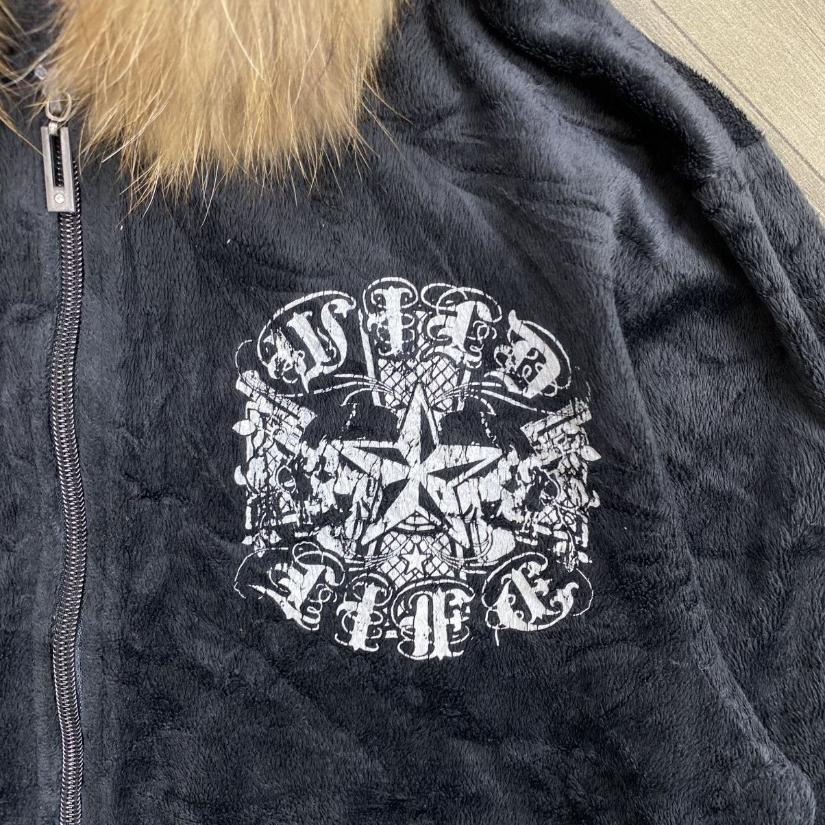 If Six Was Nine 2000s Wild Life Velvet Beauty Beast Kmrii Lgb Fur Zip Hoodie Size US M / EU 48-50 / 2 - 4 Thumbnail