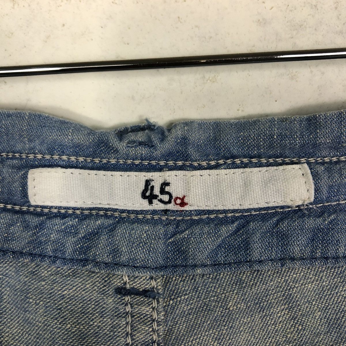 45rpm 🔥VINTAGE BAGGY LOOSE DENIM JEANS 45RPM JAPAN MADE Size US 28 / EU 44 - 15 Thumbnail