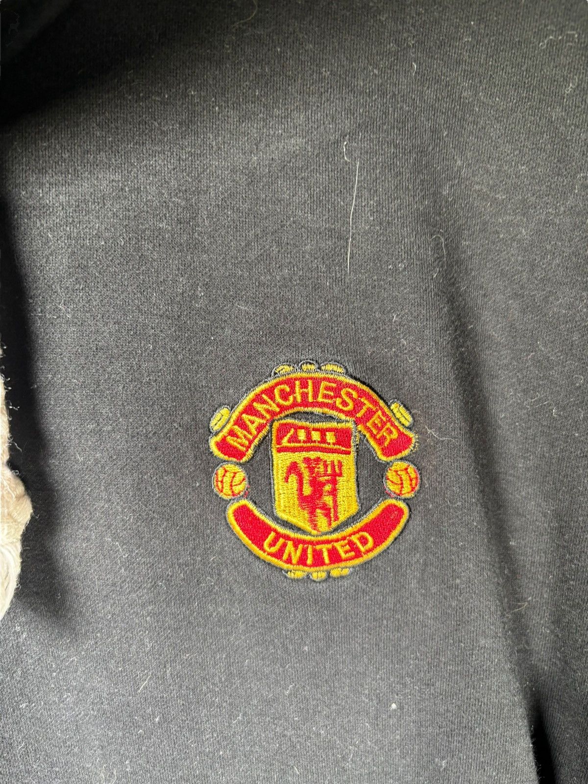 Nike × Vintage Vintage 90s Nike Manchester United Hoodie Size US S / EU 44-46 / 1 - 2 Thumbnail