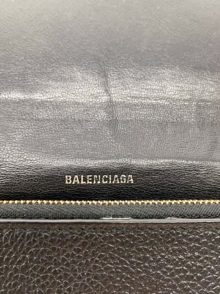 Balenciaga Balenciaga Leather Long Wallet Black Size ONE SIZE - 3 Thumbnail
