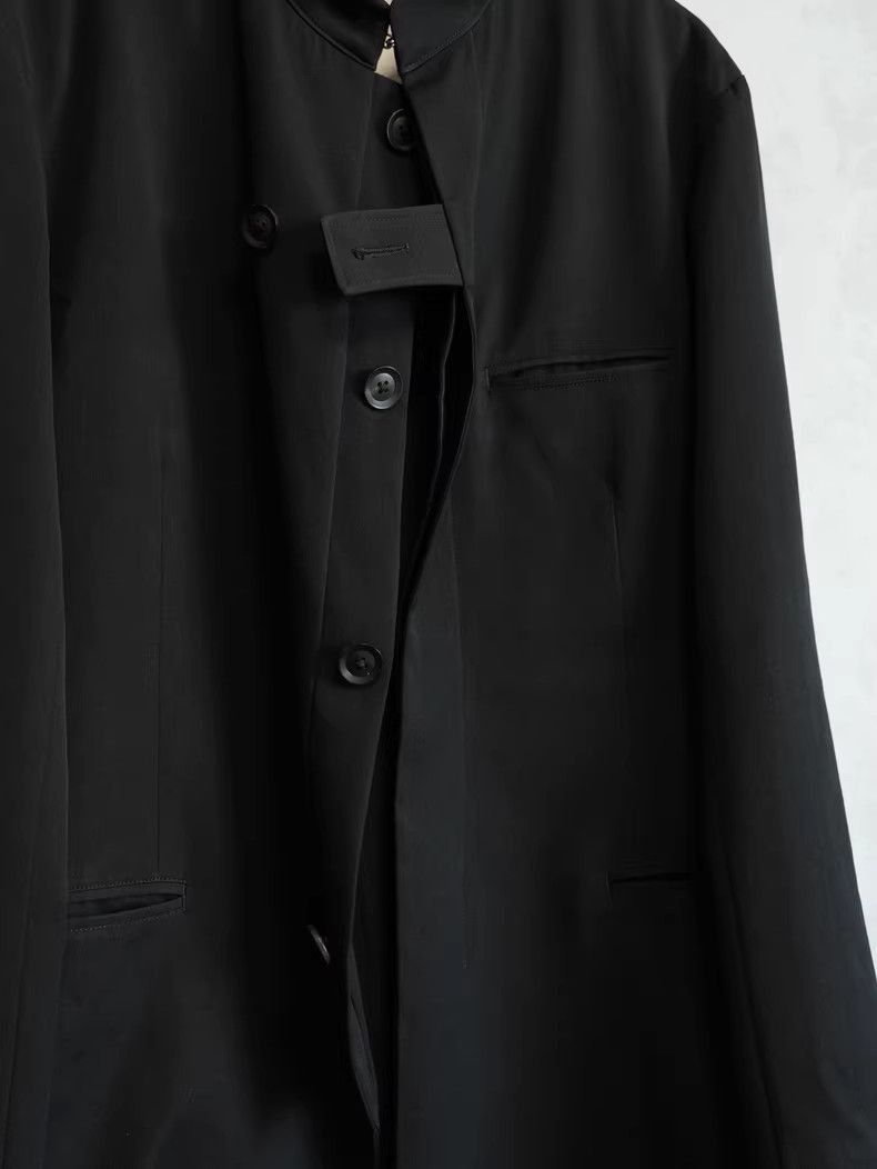 Yohji Yamamoto Yohji Yamamoto 18AW Hidden-button wool stand-collar jacket- Size US M / EU 48-50 / 2 - 5 Thumbnail