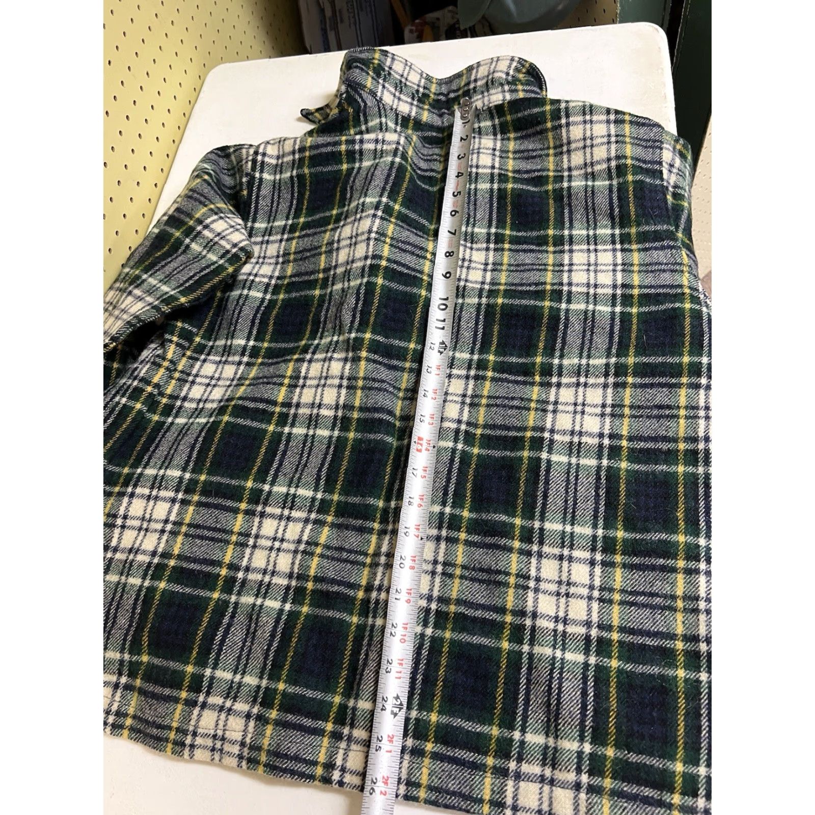 Vintage VINTAGE L.L. Bean Mens Pullover Wool Flannel Shirt USA Made Plaid L Size US L / EU 52-54 / 3 - 8 Thumbnail