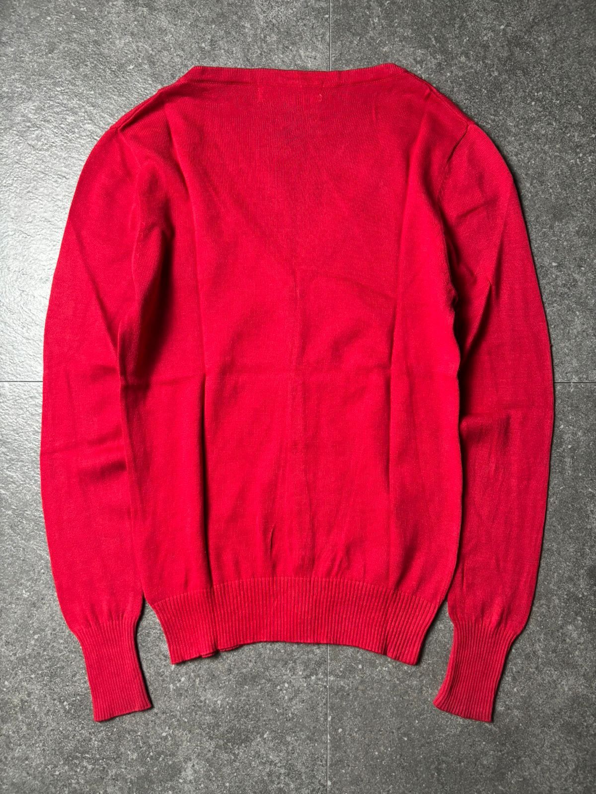Comme des Garcons PLAY AD2009 Play Comme Des Garcons Japan Red Cardigan Size S / US 4 / IT 40 - 8 Thumbnail