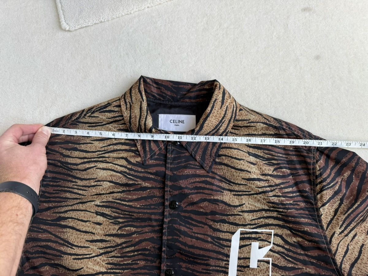 Celine $1.9k Celine tiger animal logo print coach jacket L XL Hedi Size US L / EU 52-54 / 3 - 5 Thumbnail