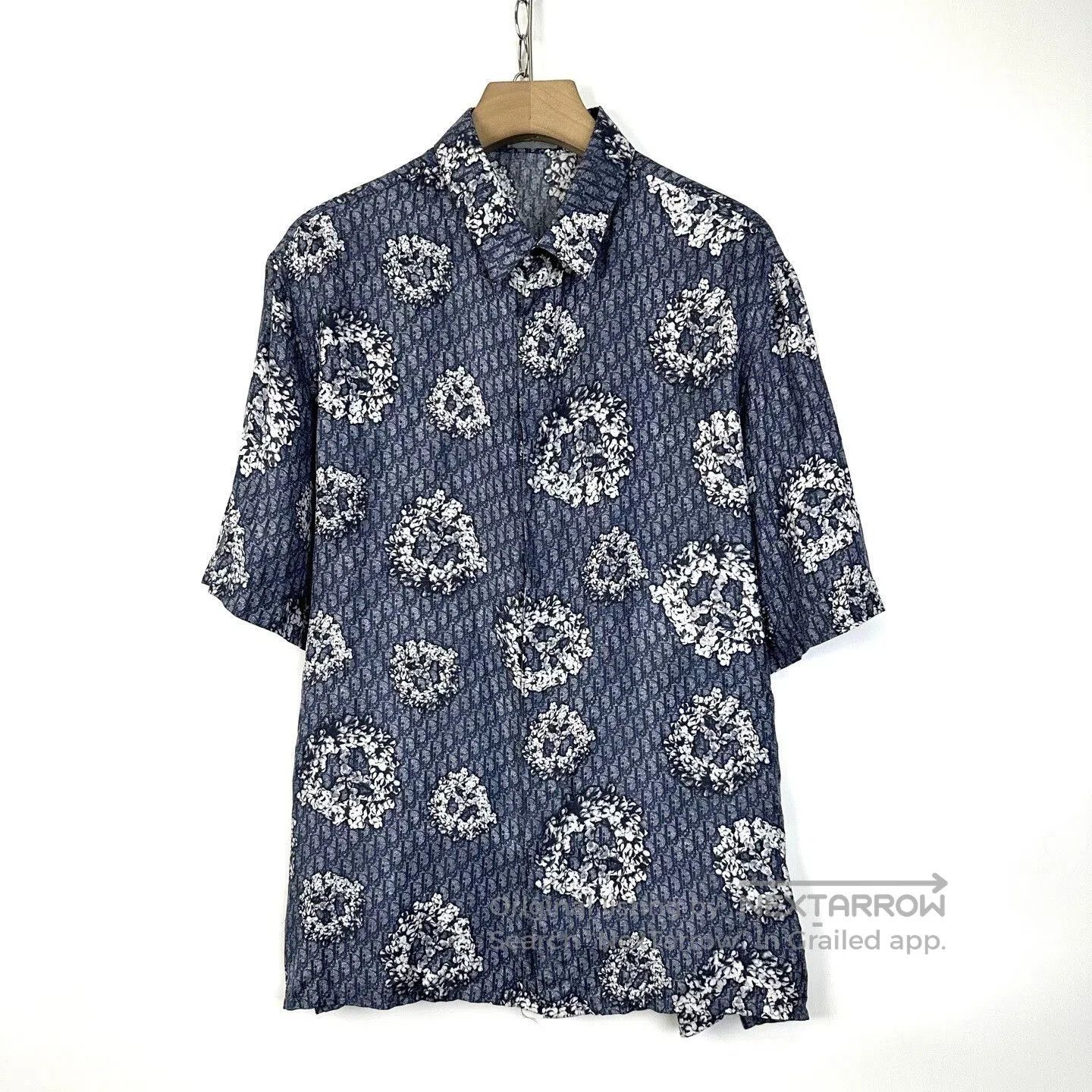 Dior DIOR x Denim Tears Silk Monogram Oversized Shirt. Size US XL / EU 56 / 4 - 1 Thumbnail