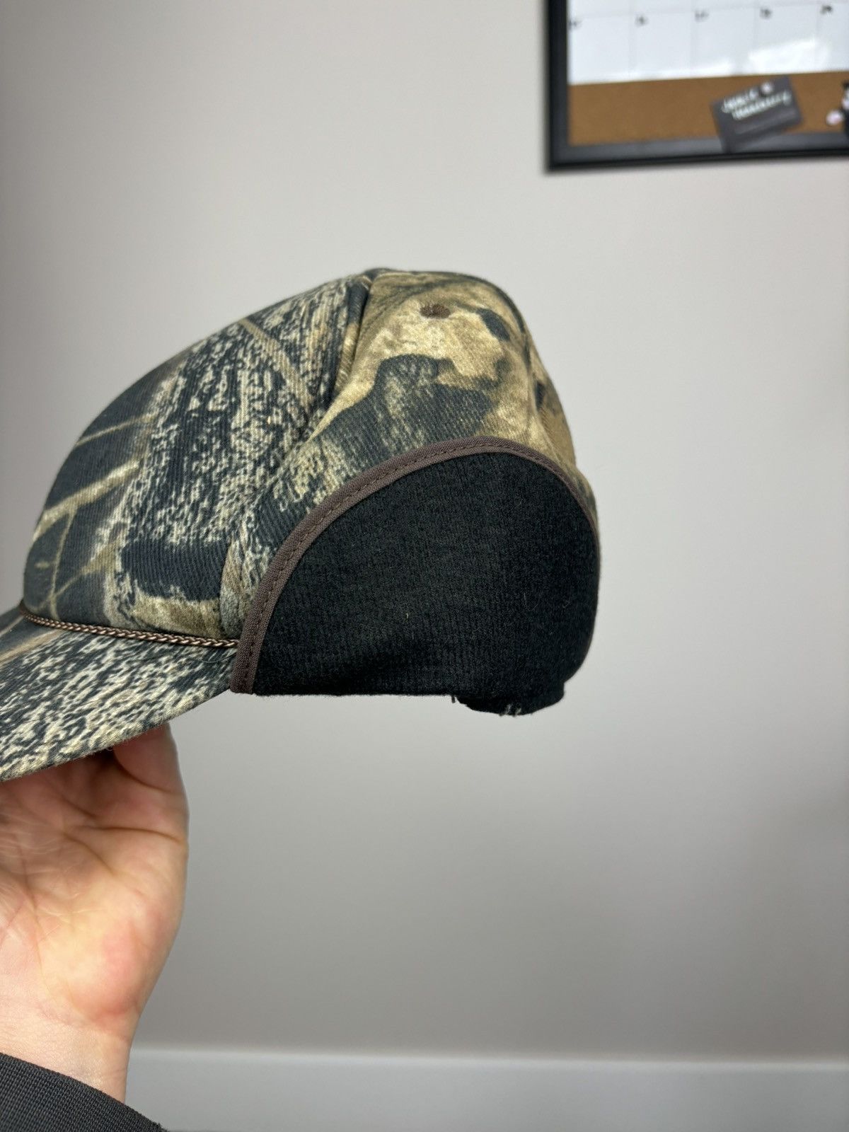 Realtree Vintage realtree camo mossy oak snapback cap with ear flaps Size ONE SIZE - 8 Thumbnail