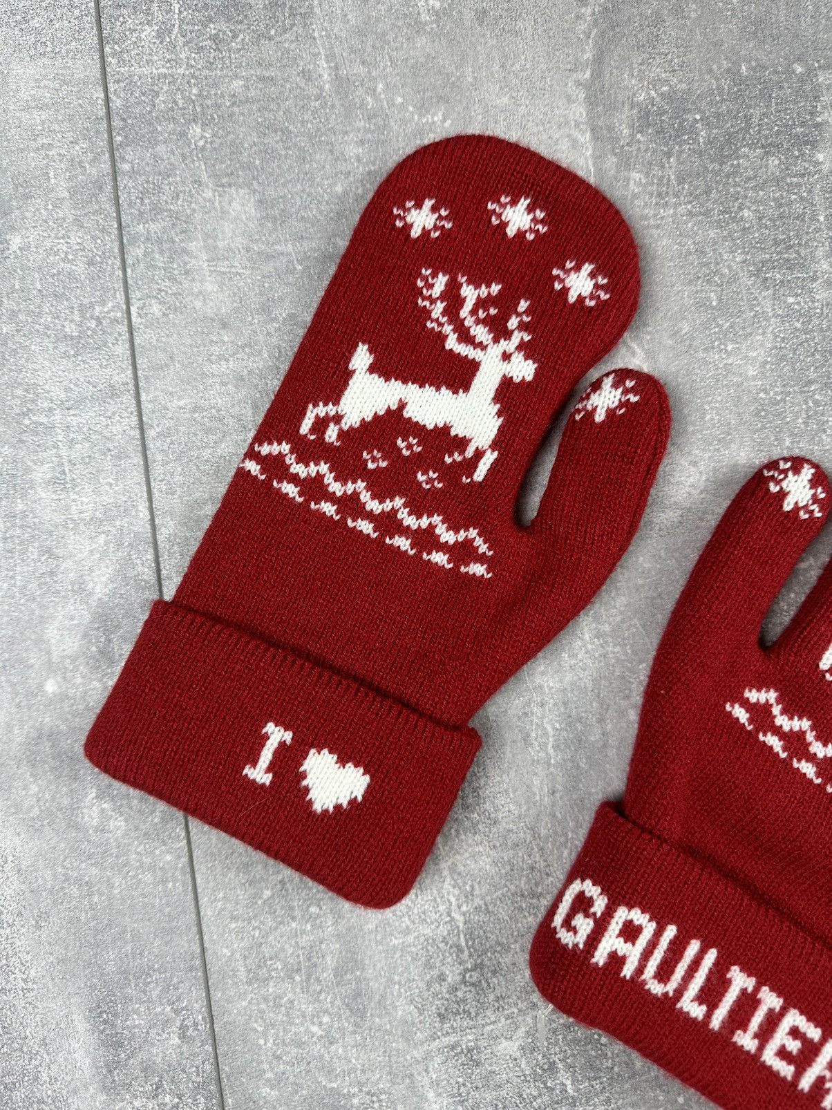 Jean Paul Gaultier Jean Paul Gaultier Luxury Printed Gloves Size ONE SIZE - 3 Thumbnail