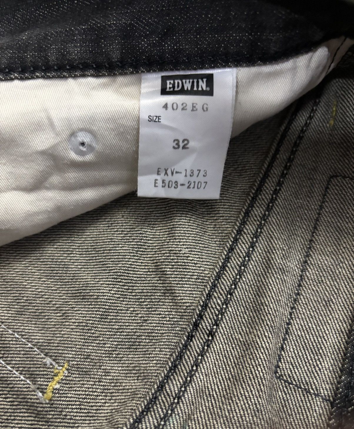 Edwin Vintage Edwin XV Edge Black Faded Distressed Jeans Size US 34 / EU 50 - 17 Thumbnail