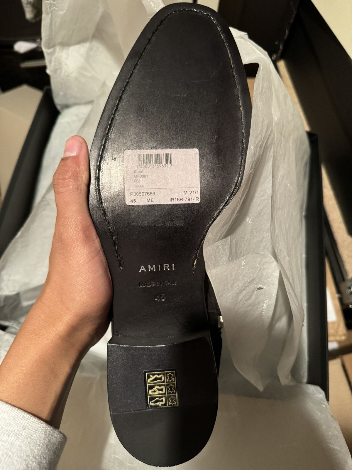Amiri Amiri Skinny Stack Boots Size US 12 / EU 45 - 5 Thumbnail