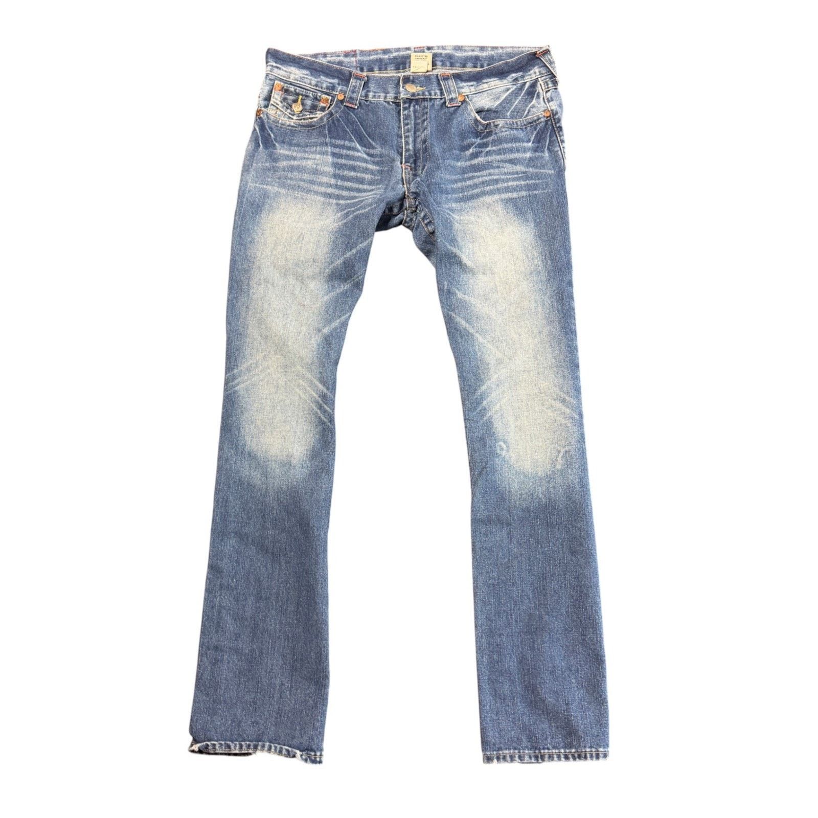 True Religion True Religion Embroidered Shiva Hindu God Billy Jeans 34x33 Size US 34 / EU 50 - 2 Thumbnail